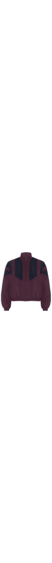 Jaqueta Feminina Gola Blocking - Vermelho