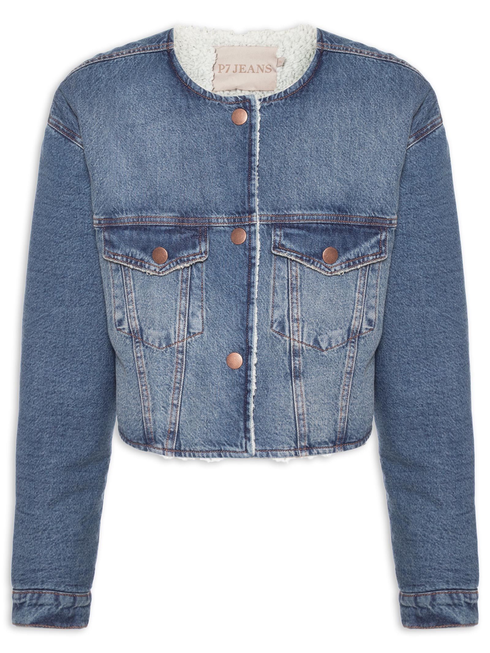 Jaqueta Feminina Jade Azul P7 Jeans