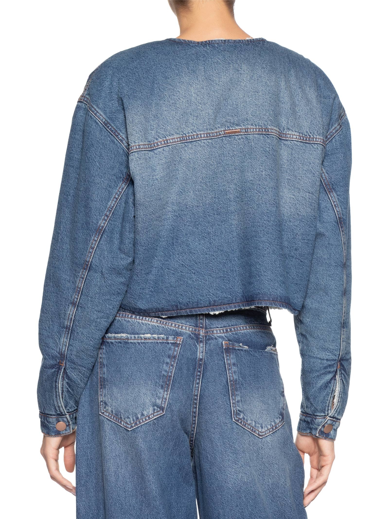 Jaqueta Feminina Jade Azul P7 Jeans