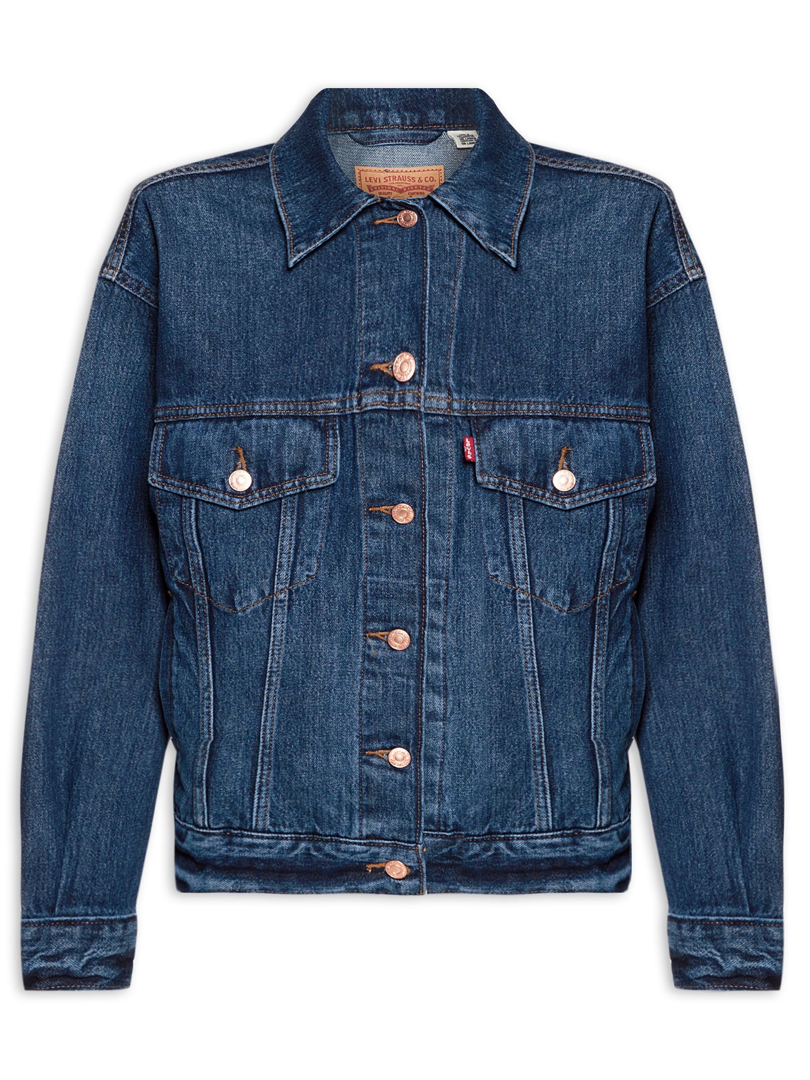 Levi'S - Jaqueta Feminina Jeans 90S Trucker - Preto