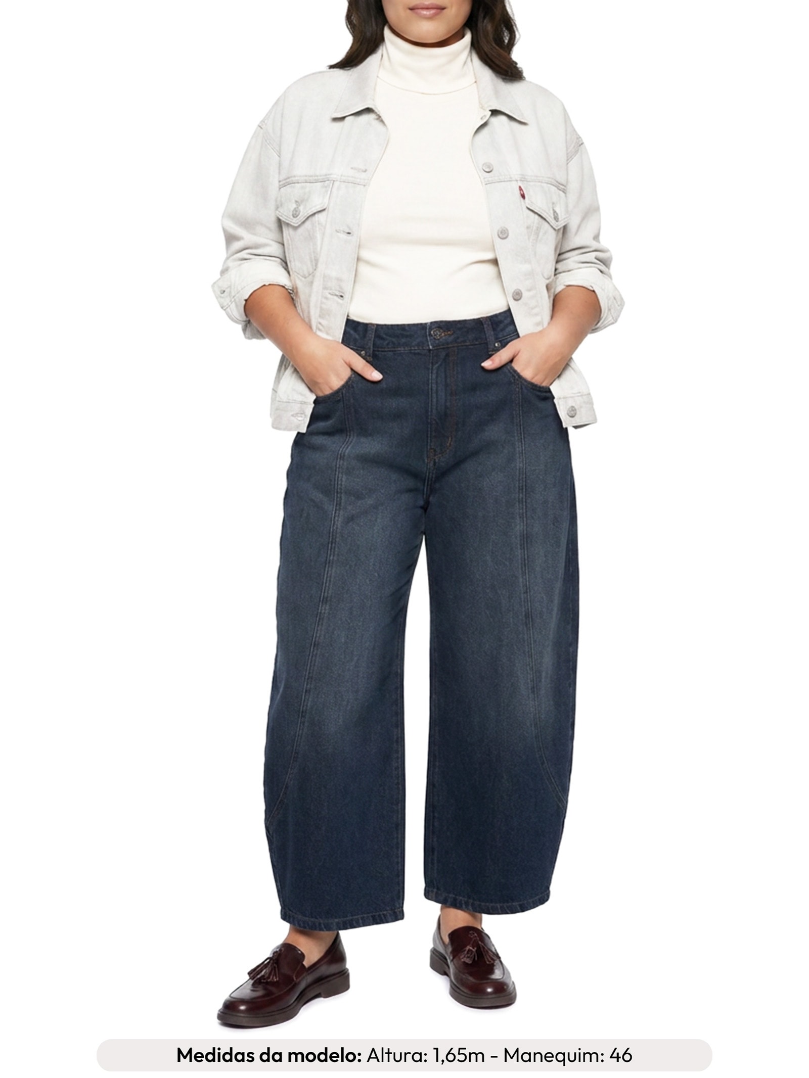 Jaqueta Feminina Jeans 90S Trucker Cinza Levi's