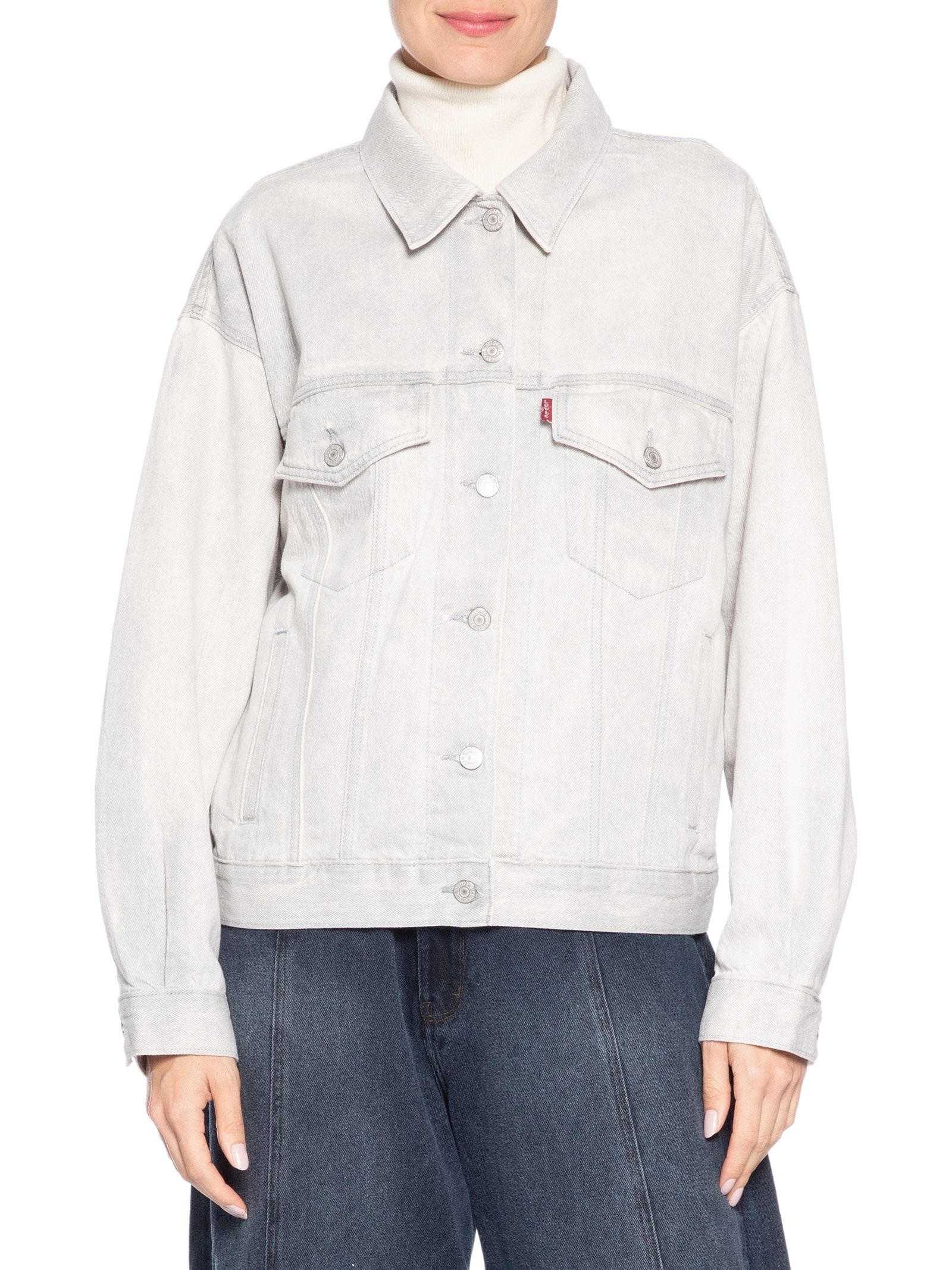 Jaqueta Feminina Jeans 90S Trucker Cinza Levi's