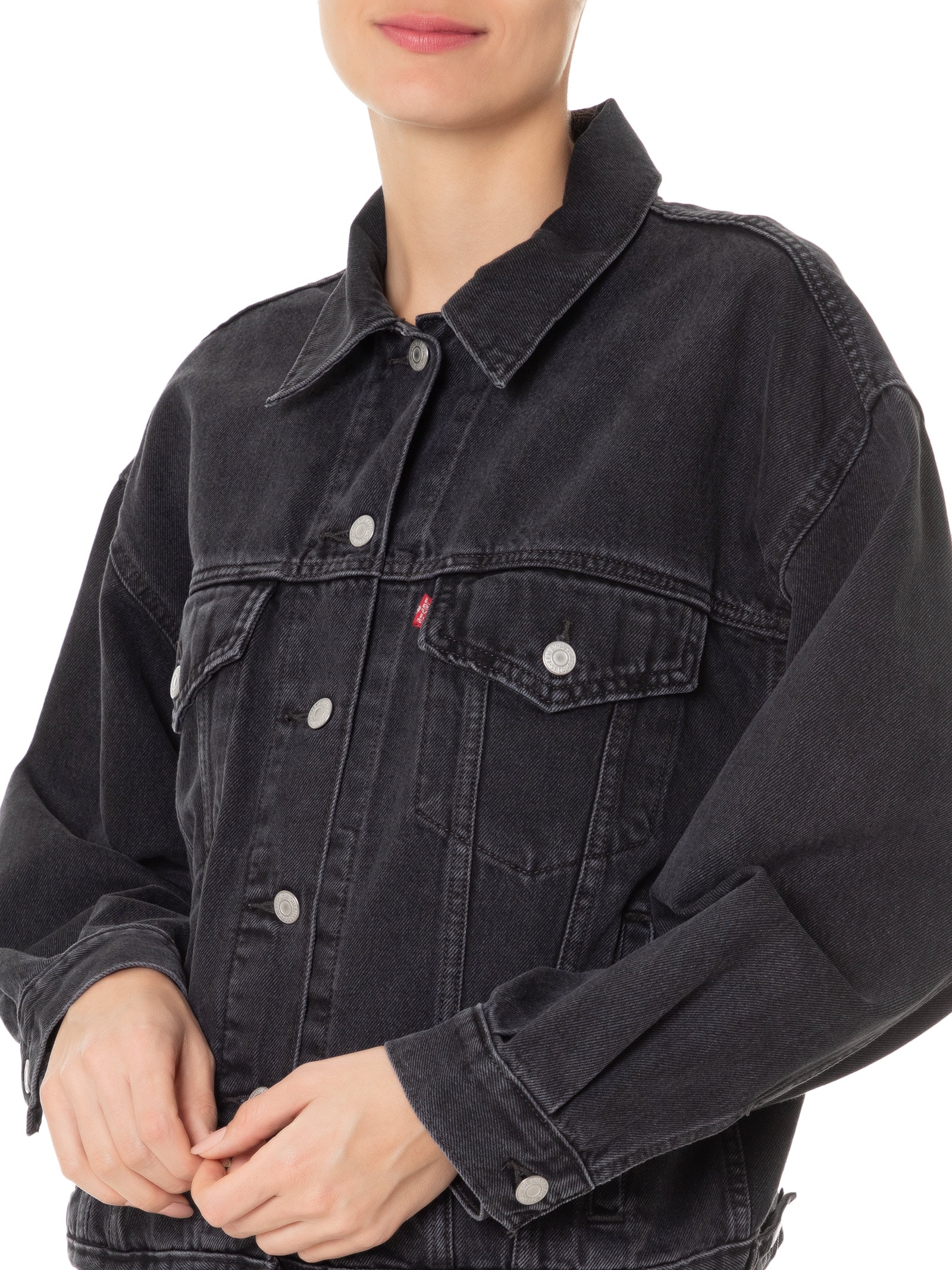 Levi'S - Jaqueta Feminina Jeans 90S Trucker - Preto