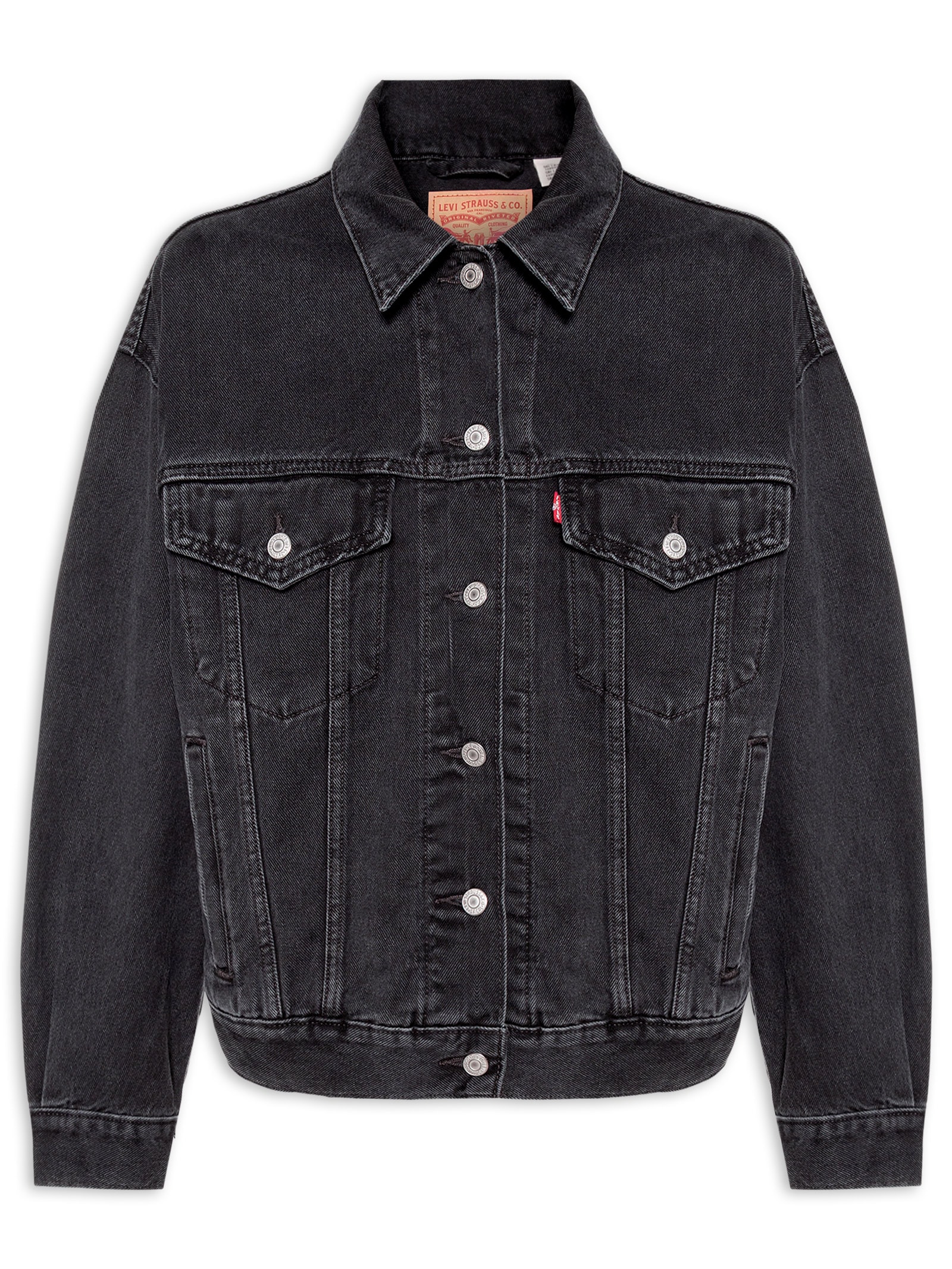 Levi'S - Jaqueta Feminina Jeans 90S Trucker - Preto