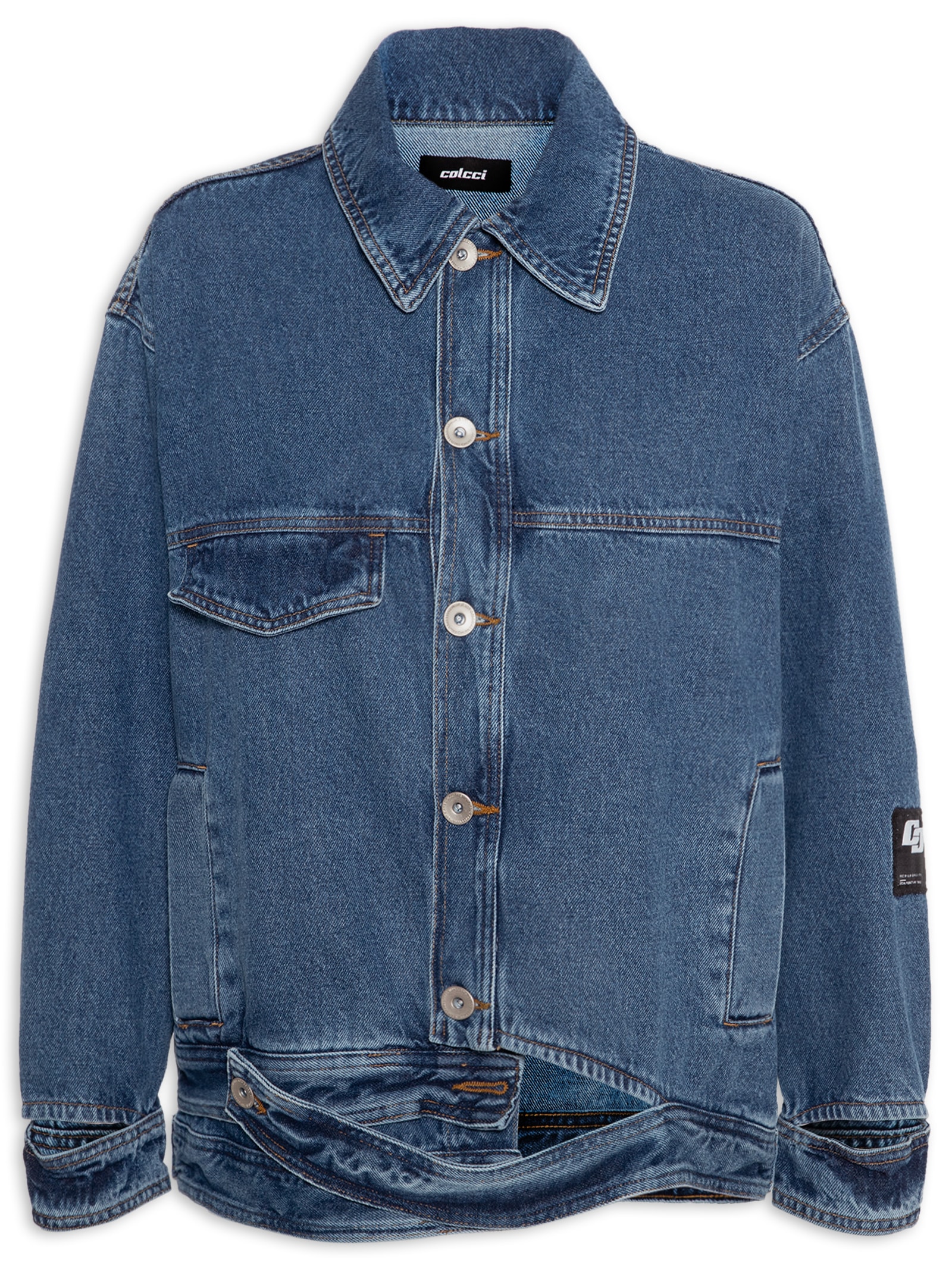 Colcci - Jaqueta Feminina Jeans - Azul