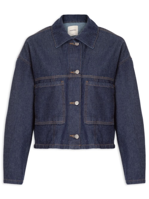 Jaqueta Feminina Jeans – Azul