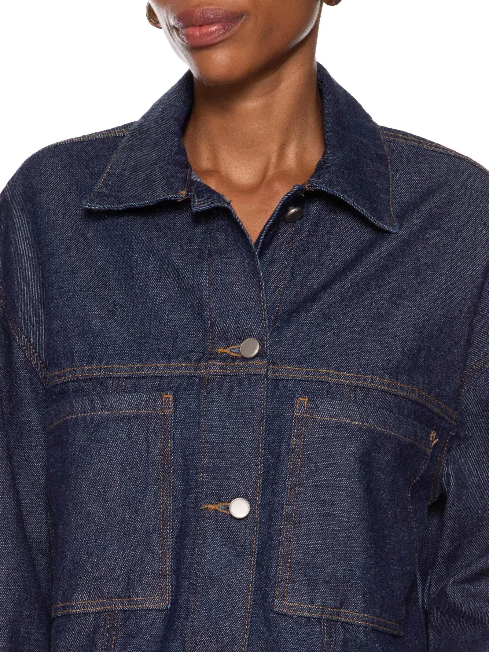 Jaqueta Feminina Jeans Azul Hering