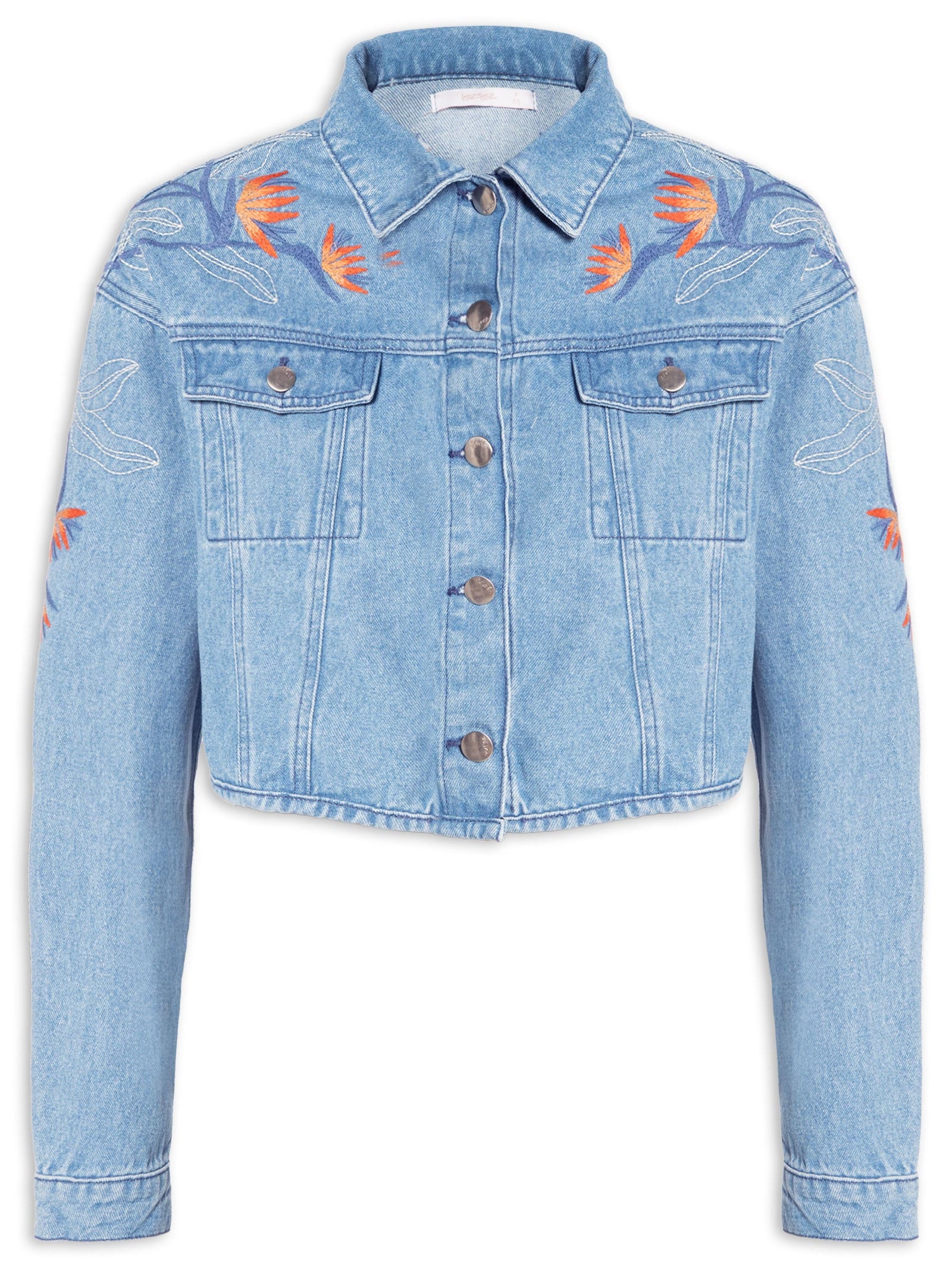 Jaqueta Feminina Jeans Azul Lez A Lez