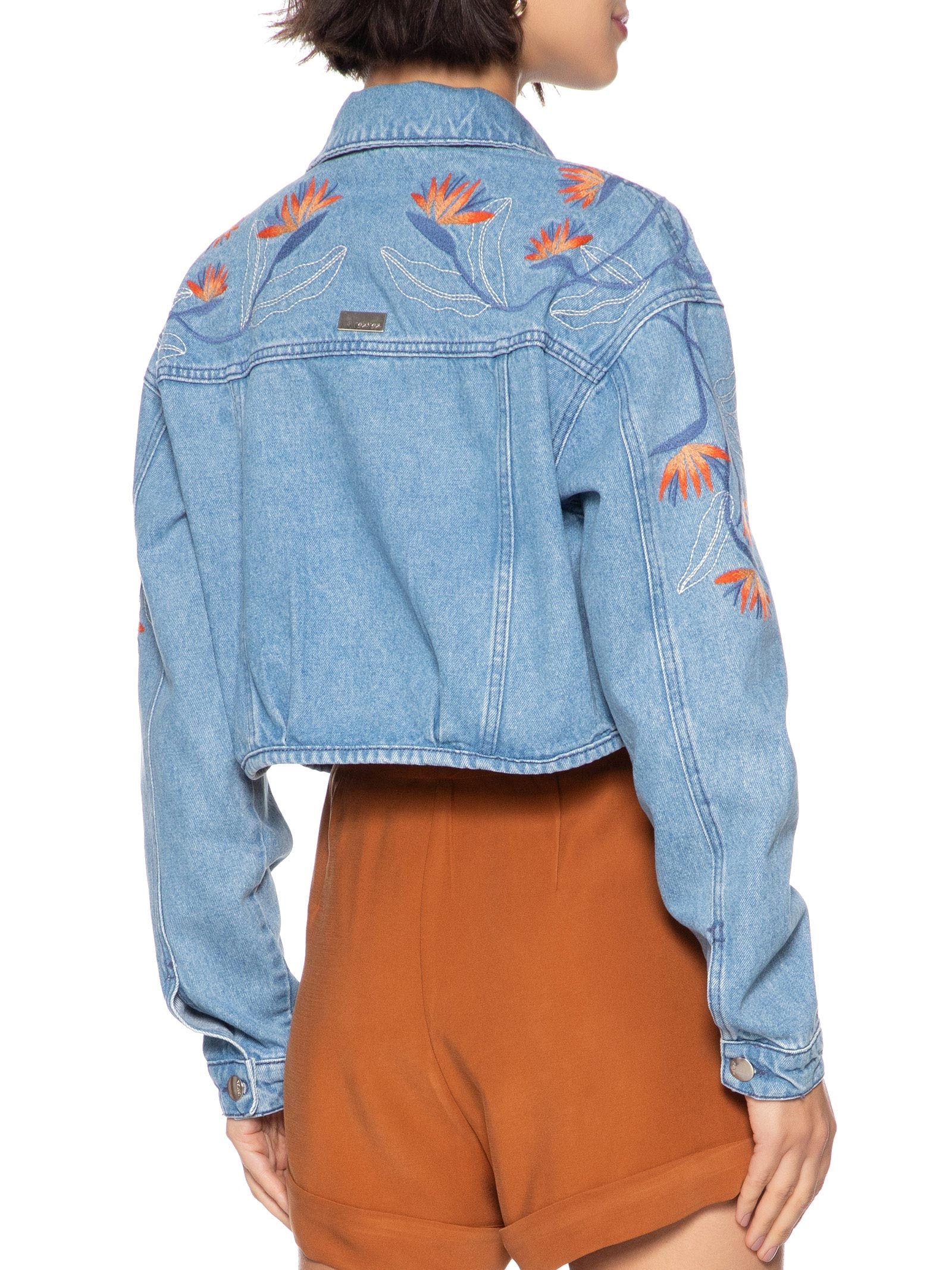 Jaqueta Feminina Jeans Azul Lez A Lez