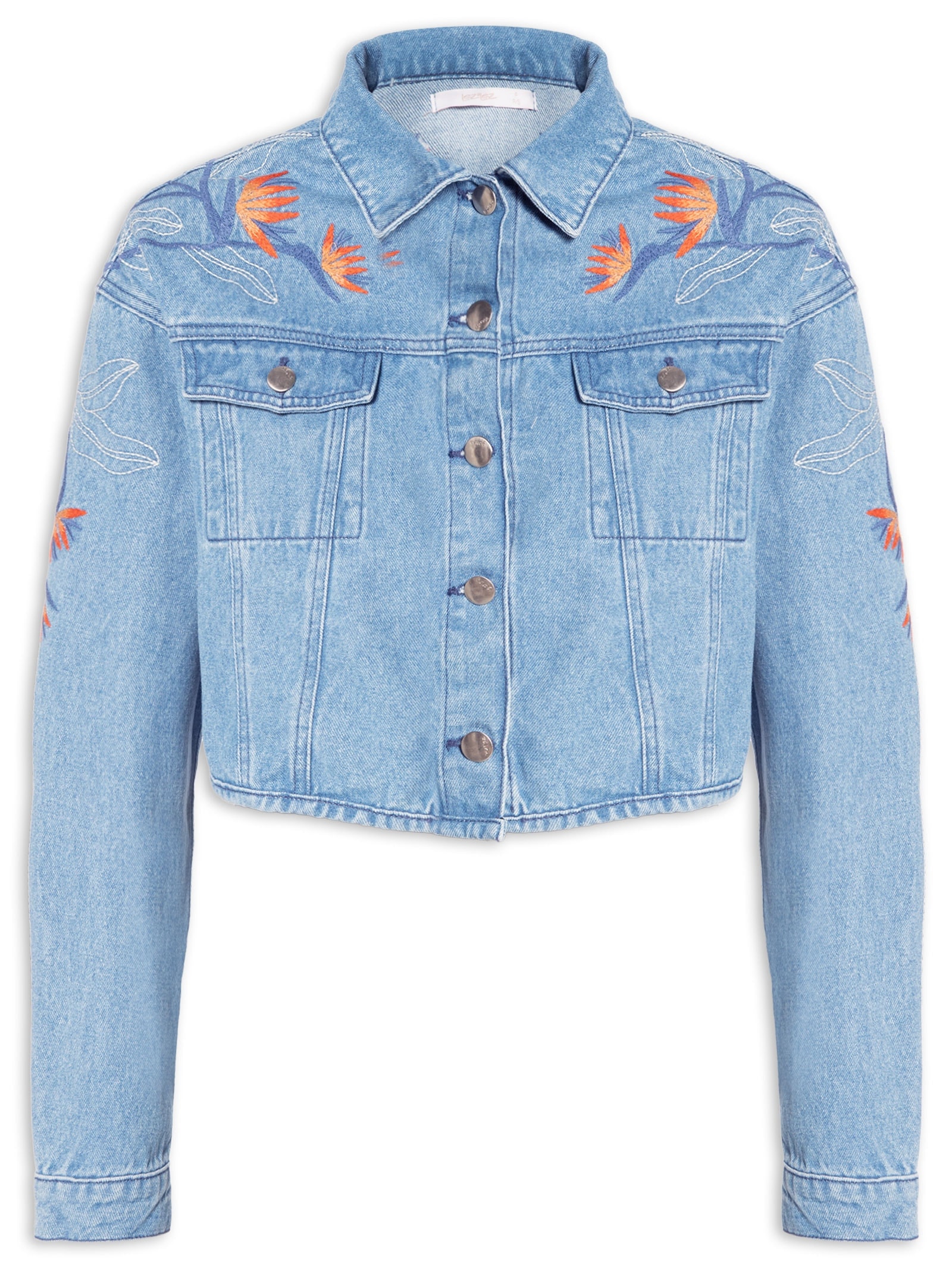 Jaqueta Feminina Jeans Azul Lez A Lez