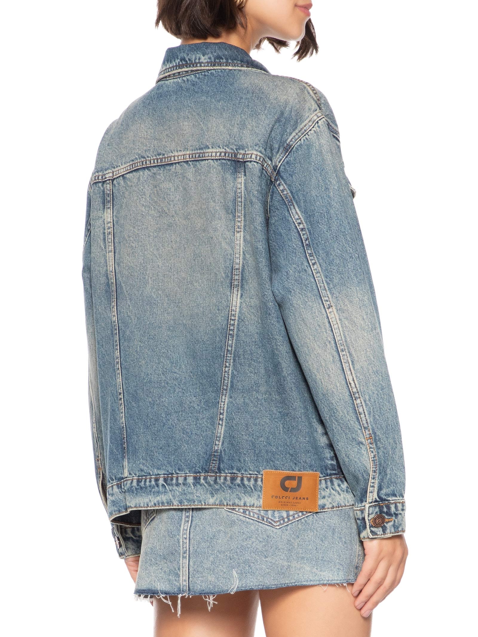 Jaqueta Feminina Jeans Azul Colcci Jeans