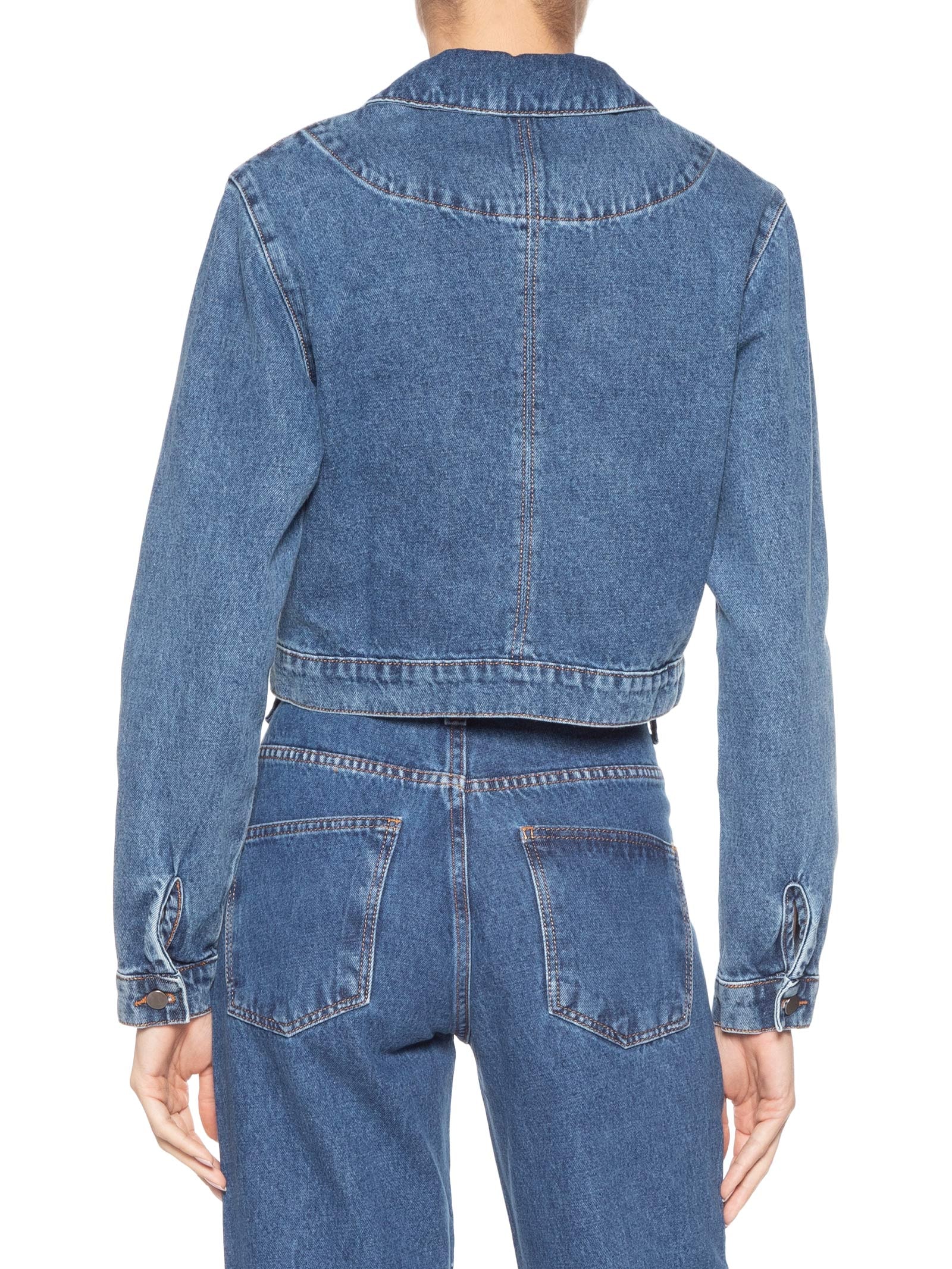 Jaqueta Feminina Jeans Azul Market 33