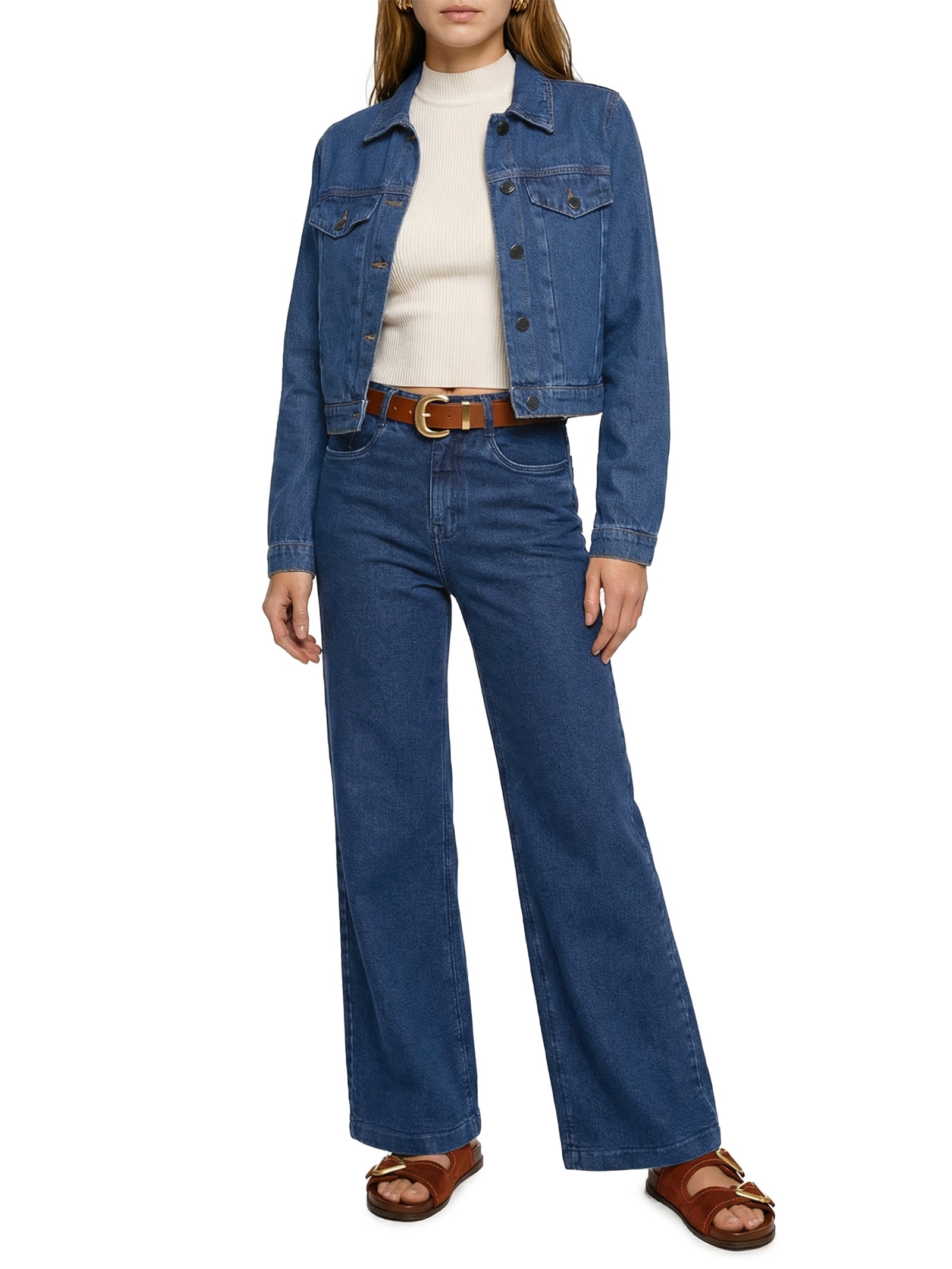 Jaqueta Feminina Jeans Azul Lez A Lez