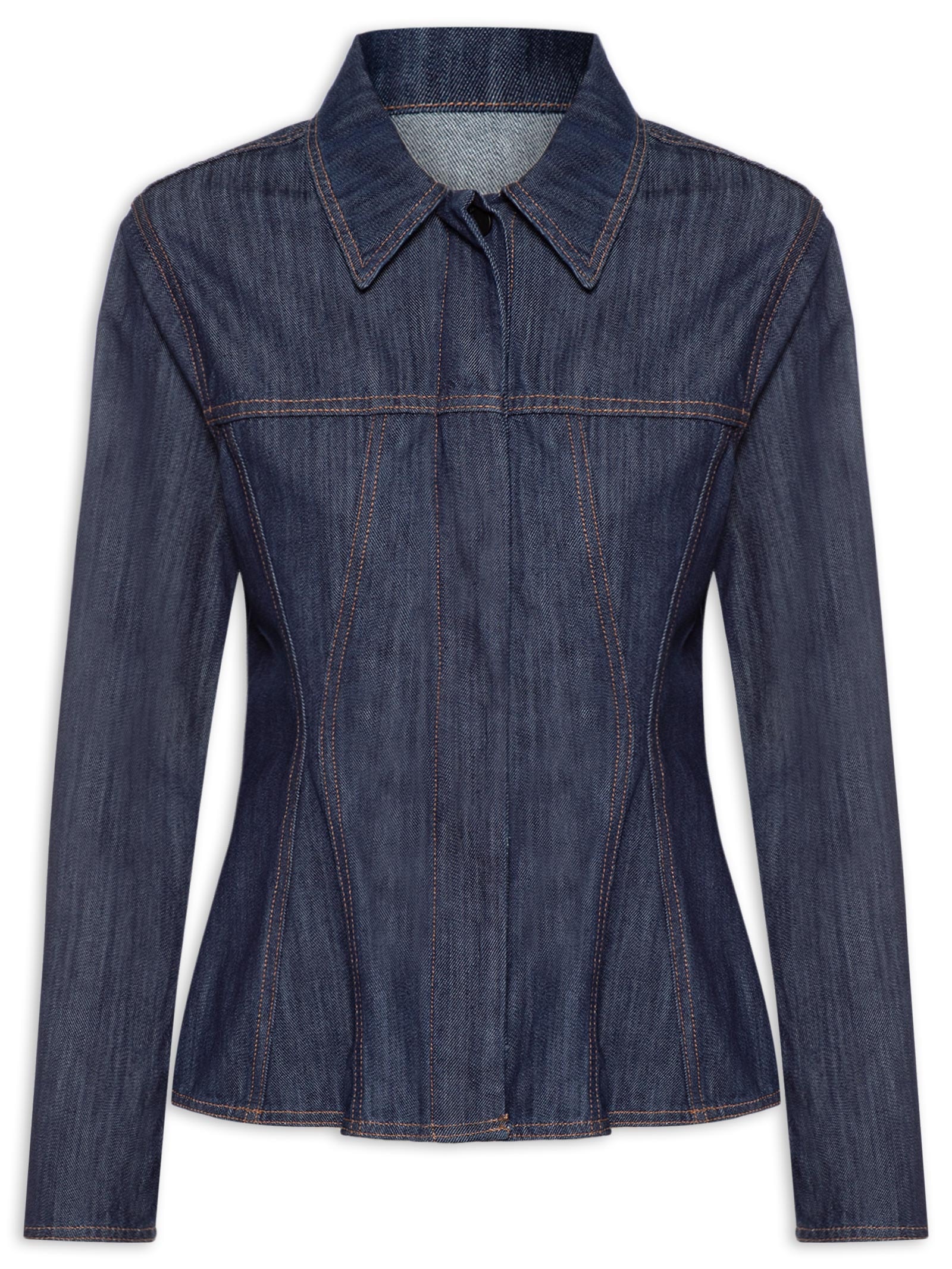 Jaqueta Feminina Jeans Azul Colcci