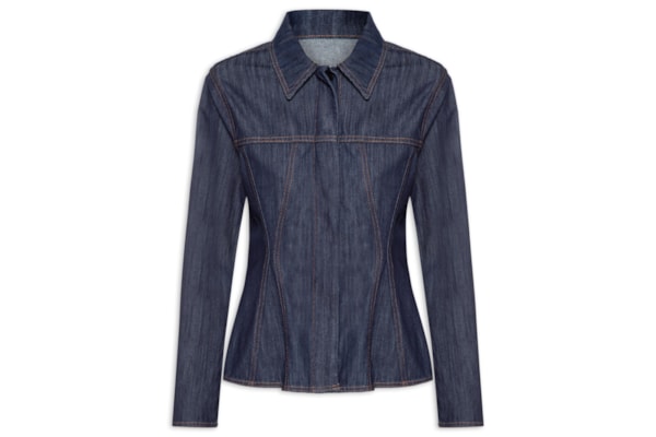 Jaqueta Feminina Jeans - Azul