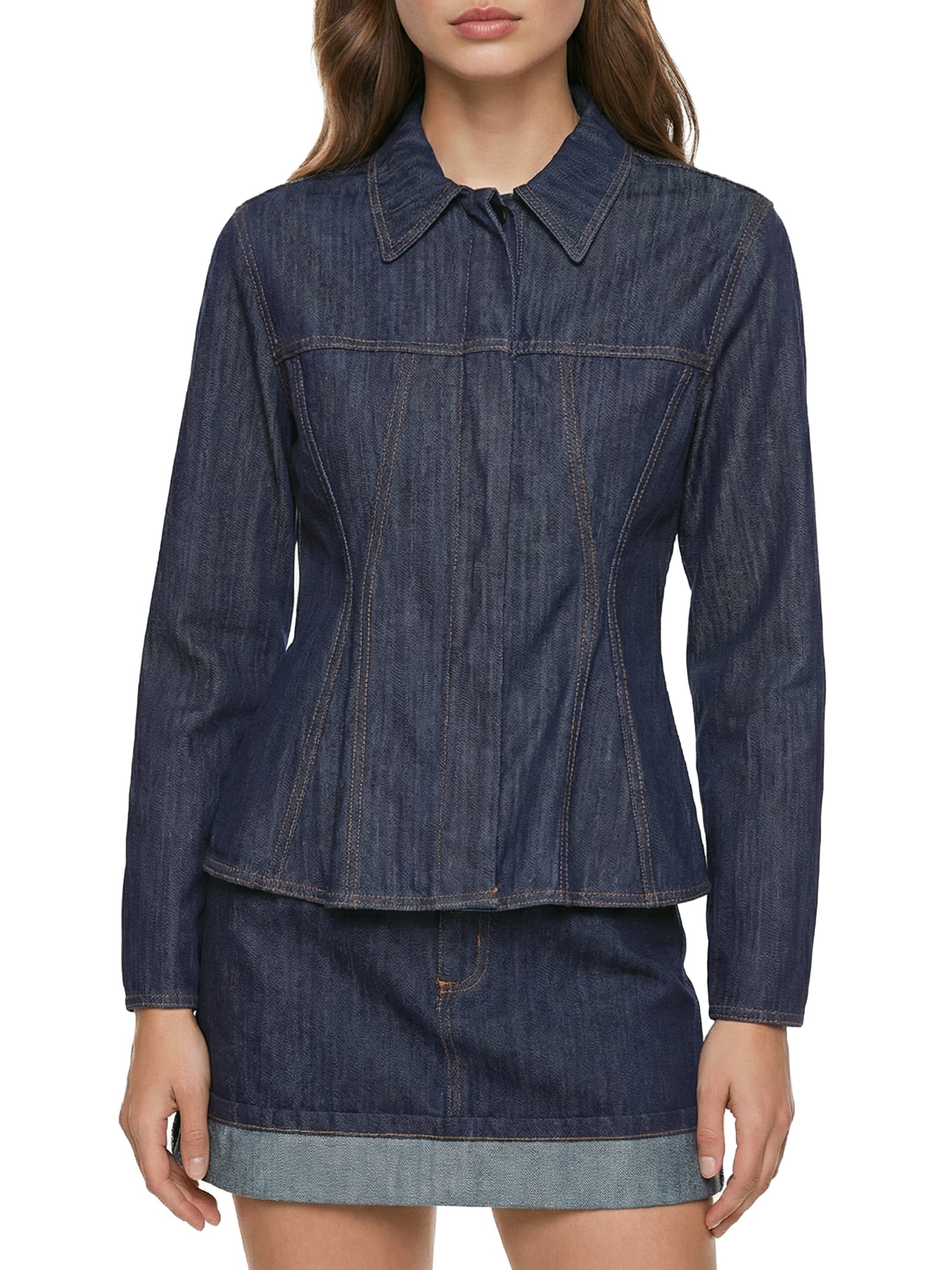 Jaqueta Feminina Jeans Azul Colcci