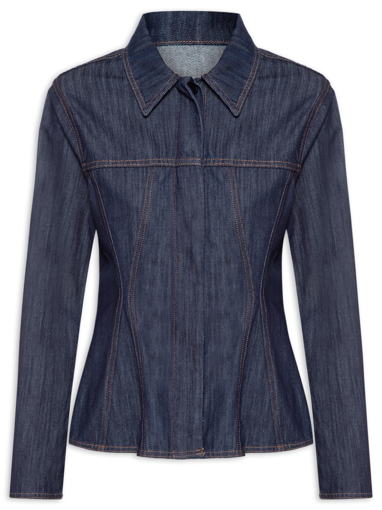 Jaqueta Feminina Jeans Azul Colcci