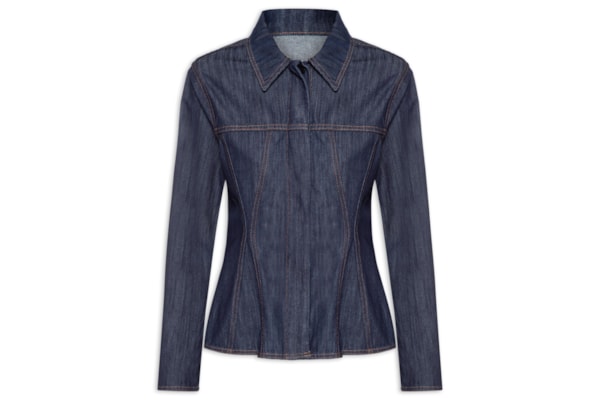 Jaqueta Feminina Jeans - Azul