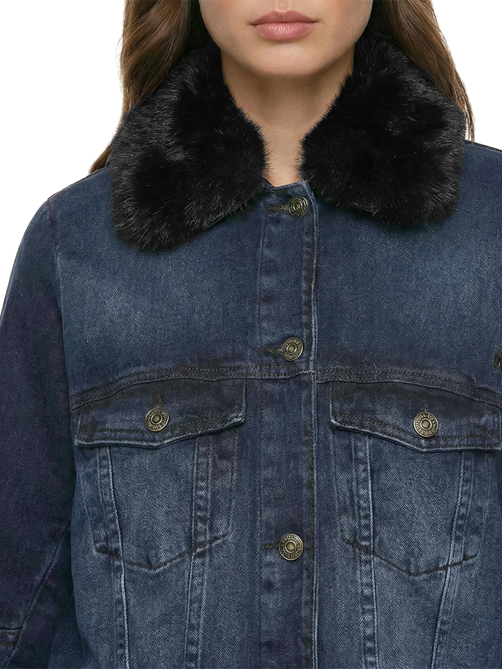 Jaqueta Feminina Jeans Azul Colcci