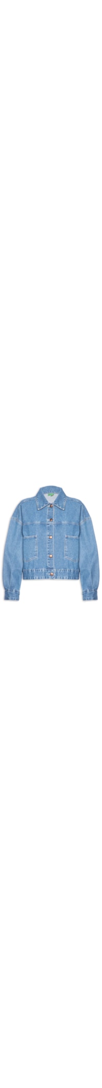 Jaqueta Feminina Jeans Básica - Azul