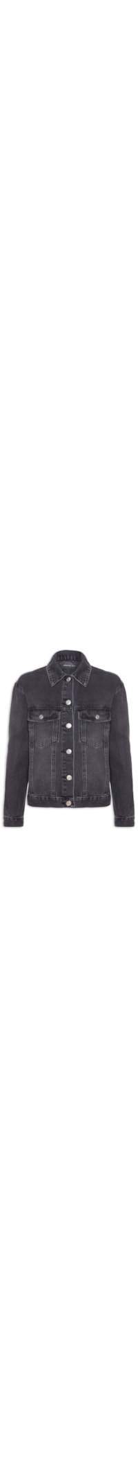 Jaqueta Feminina Jeans Black Used - Preto