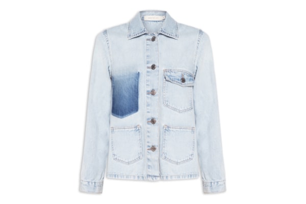 Jaqueta Feminina Jeans Bolso Reserva - Azul