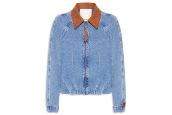 Jaqueta Feminina Jeans Bomber - Azul