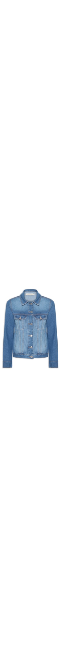 Jaqueta Feminina Jeans Desgastes Vintage – Azul