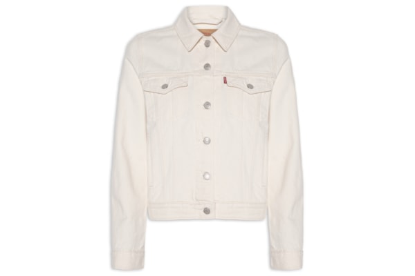 Jaqueta Feminina Jeans Original Trucker - Off White