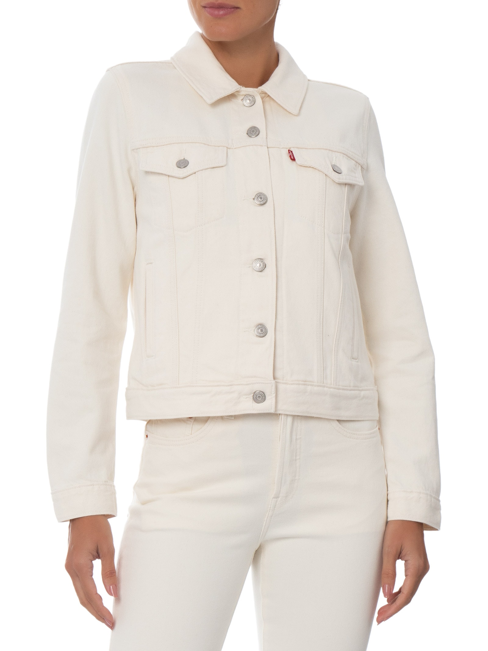 Jaqueta Feminina Jeans Original Trucker Off White Levi's