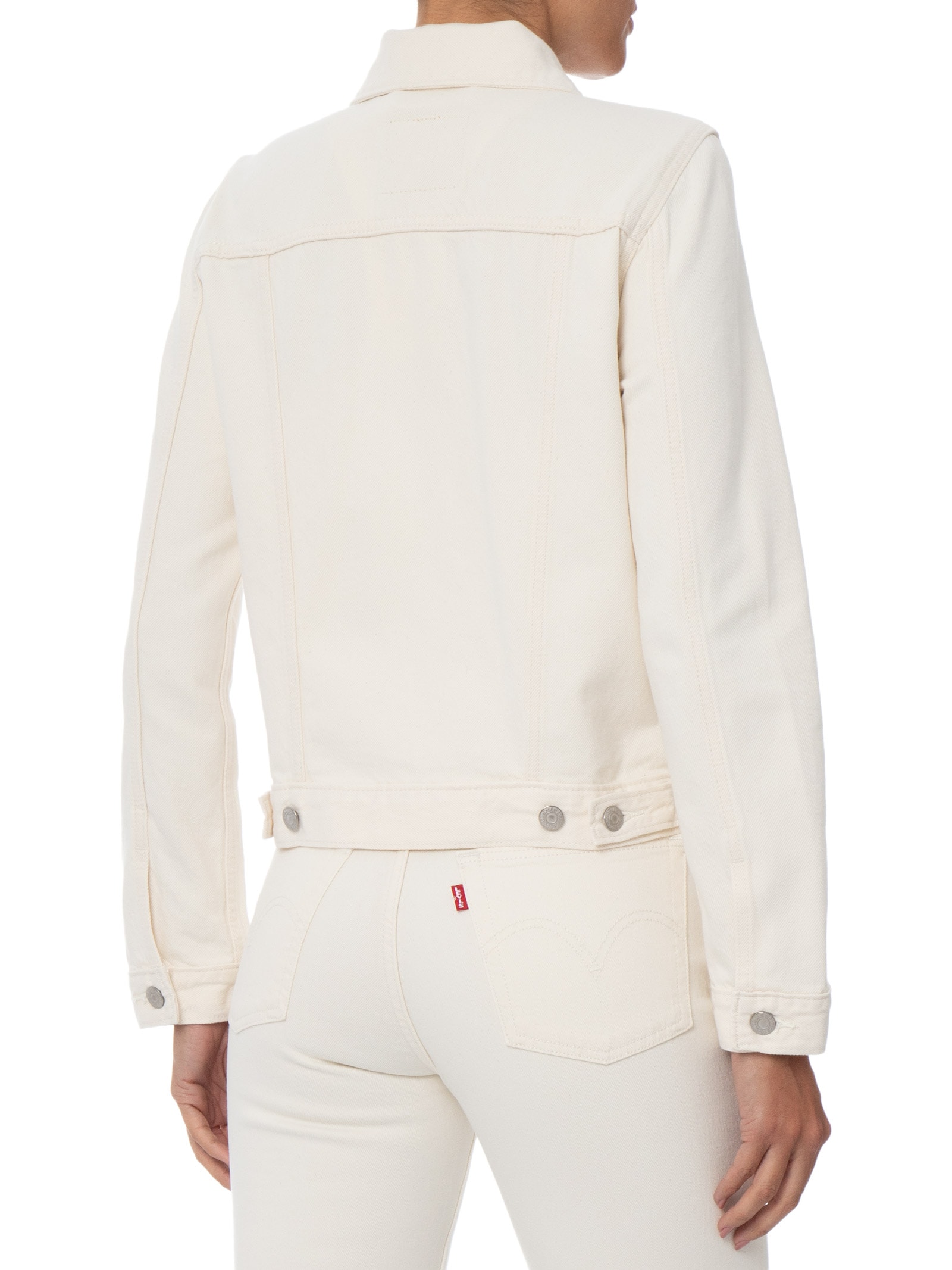 Jaqueta Feminina Jeans Original Trucker Off White Levi's