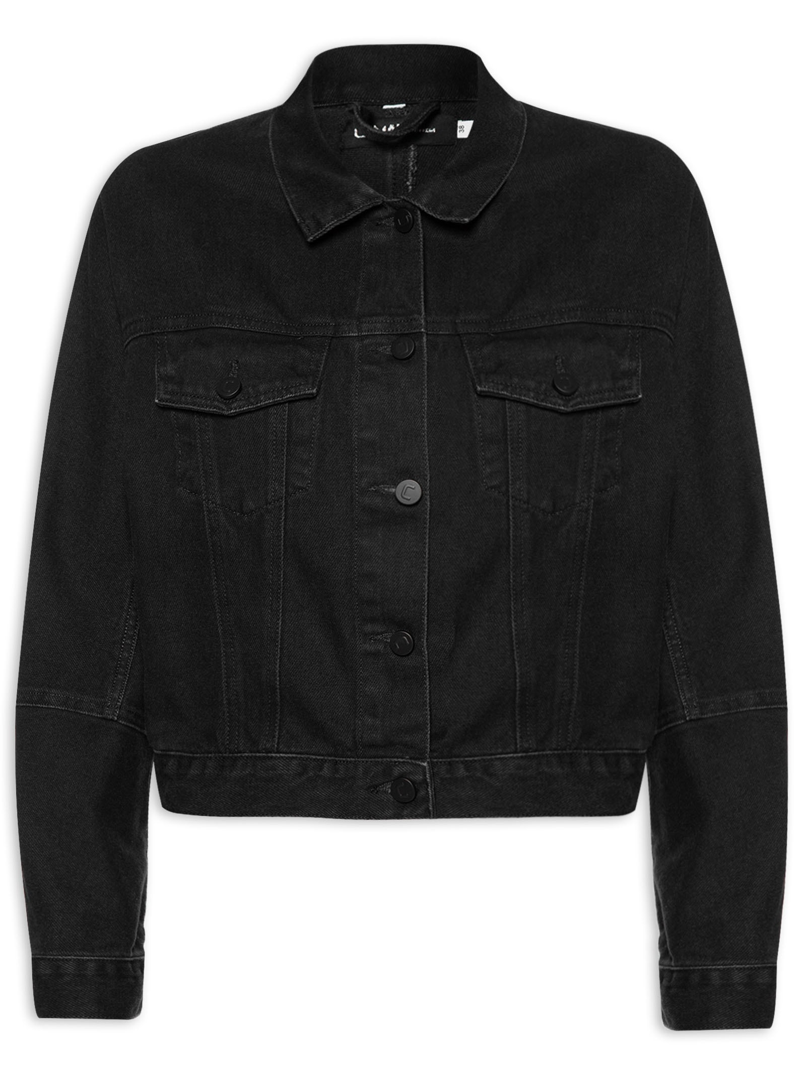 Jaqueta Jeans Feminina Longa Preta Jeans Curta Jaqueta Feminina