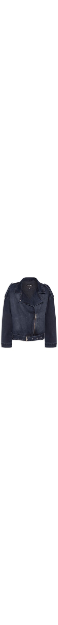 Jaqueta Feminina Jeans Perfecto Dark Blue - Azul