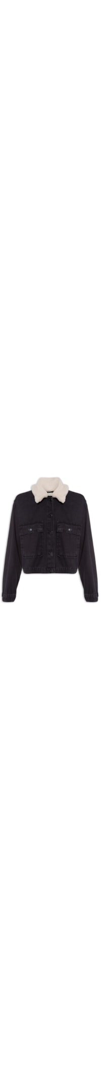 Jaqueta Feminina Jeans - Preto