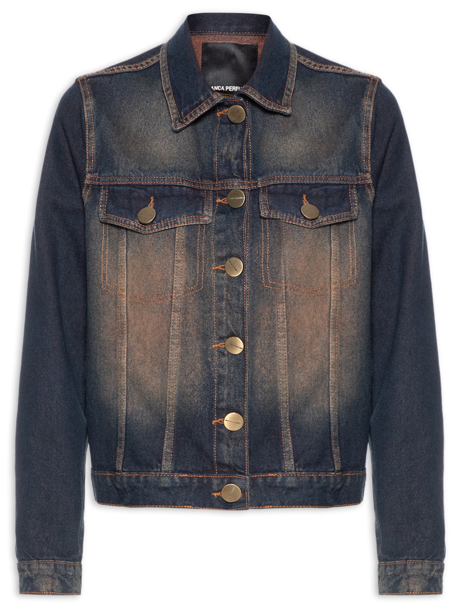 Jaqueta Feminina Jeans Trucker Azul Lança Perfume