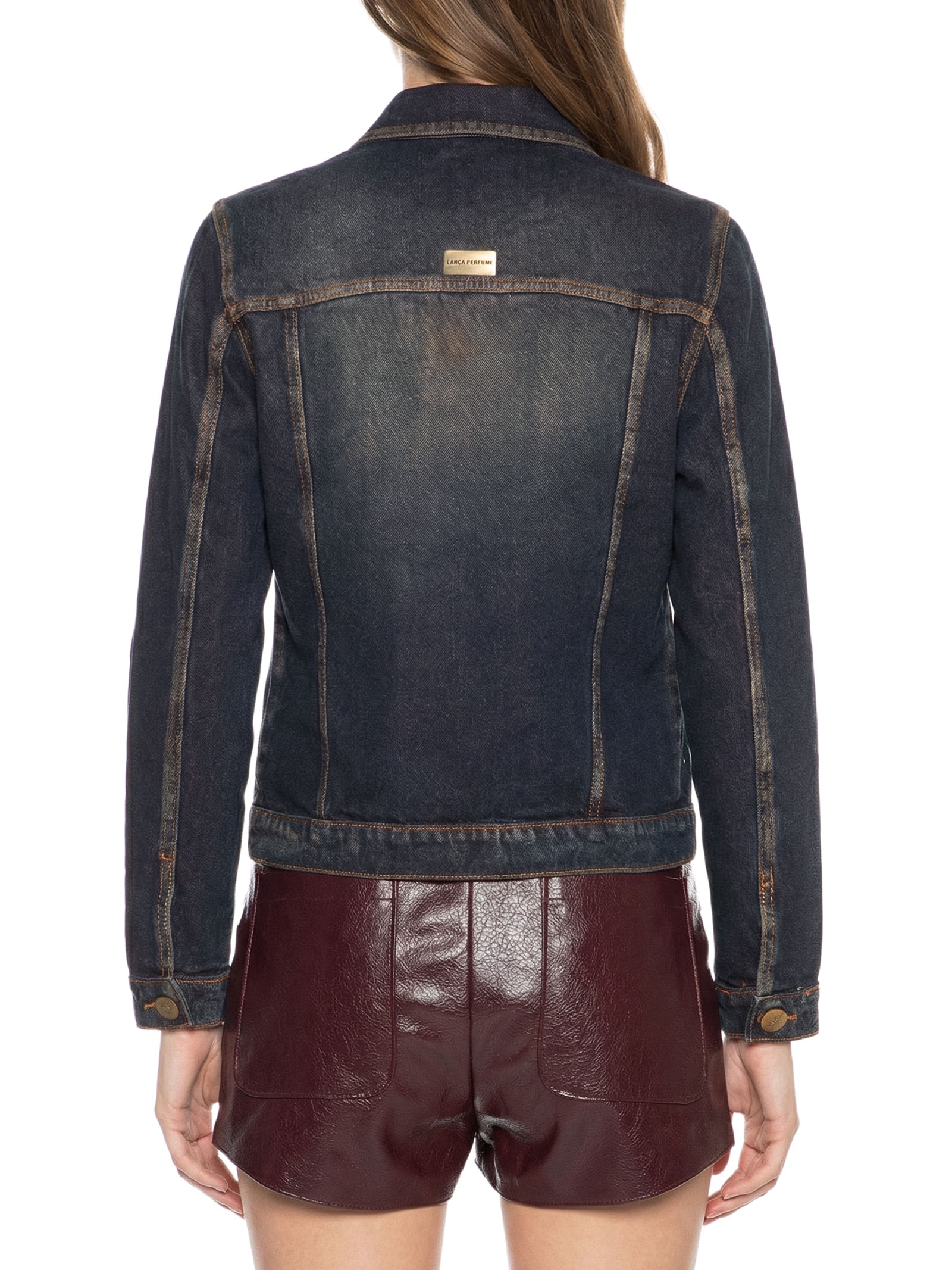 Jaqueta Feminina Jeans Trucker Azul Lança Perfume