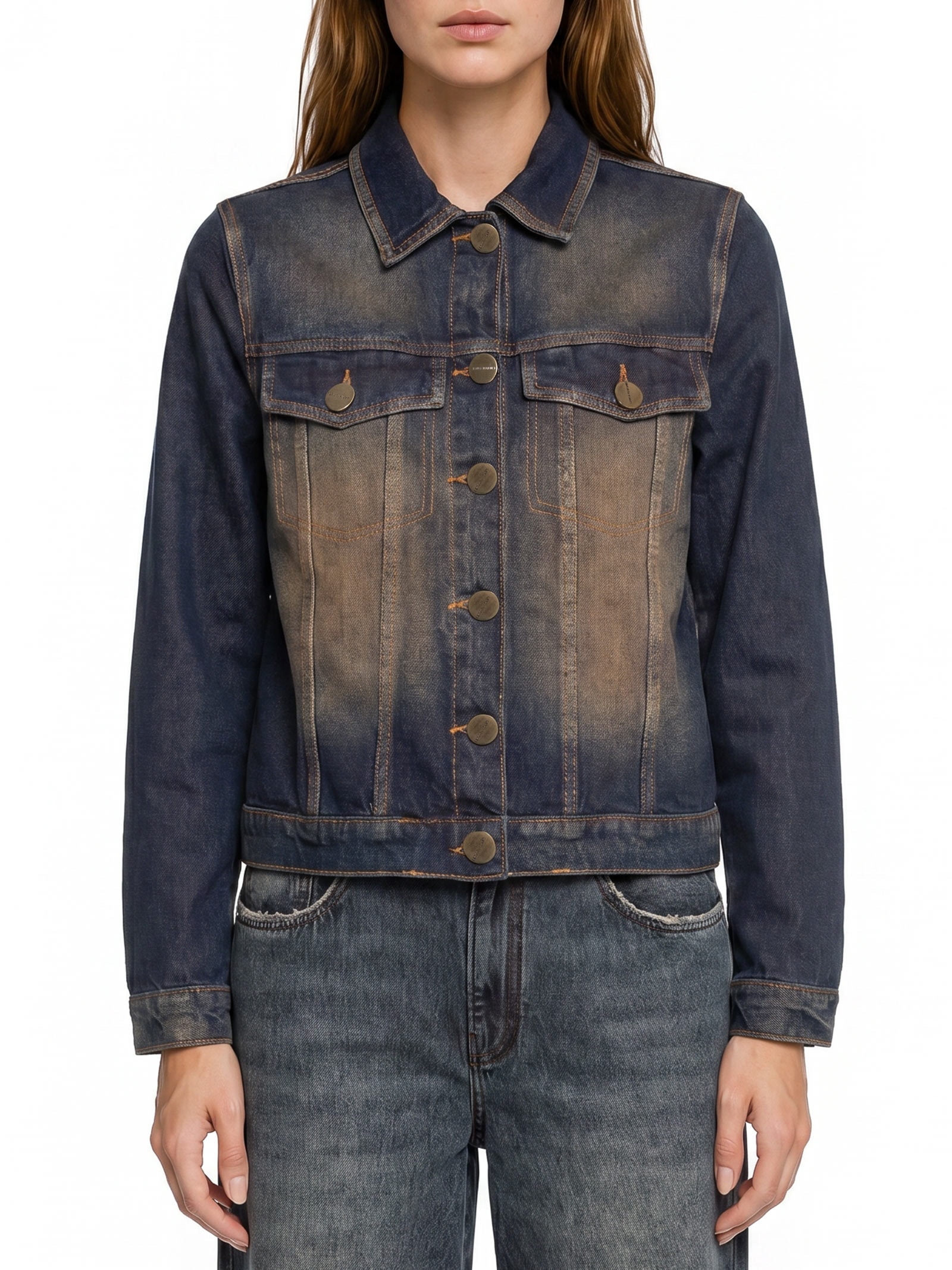 Jaqueta Feminina Jeans Trucker Azul Lança Perfume