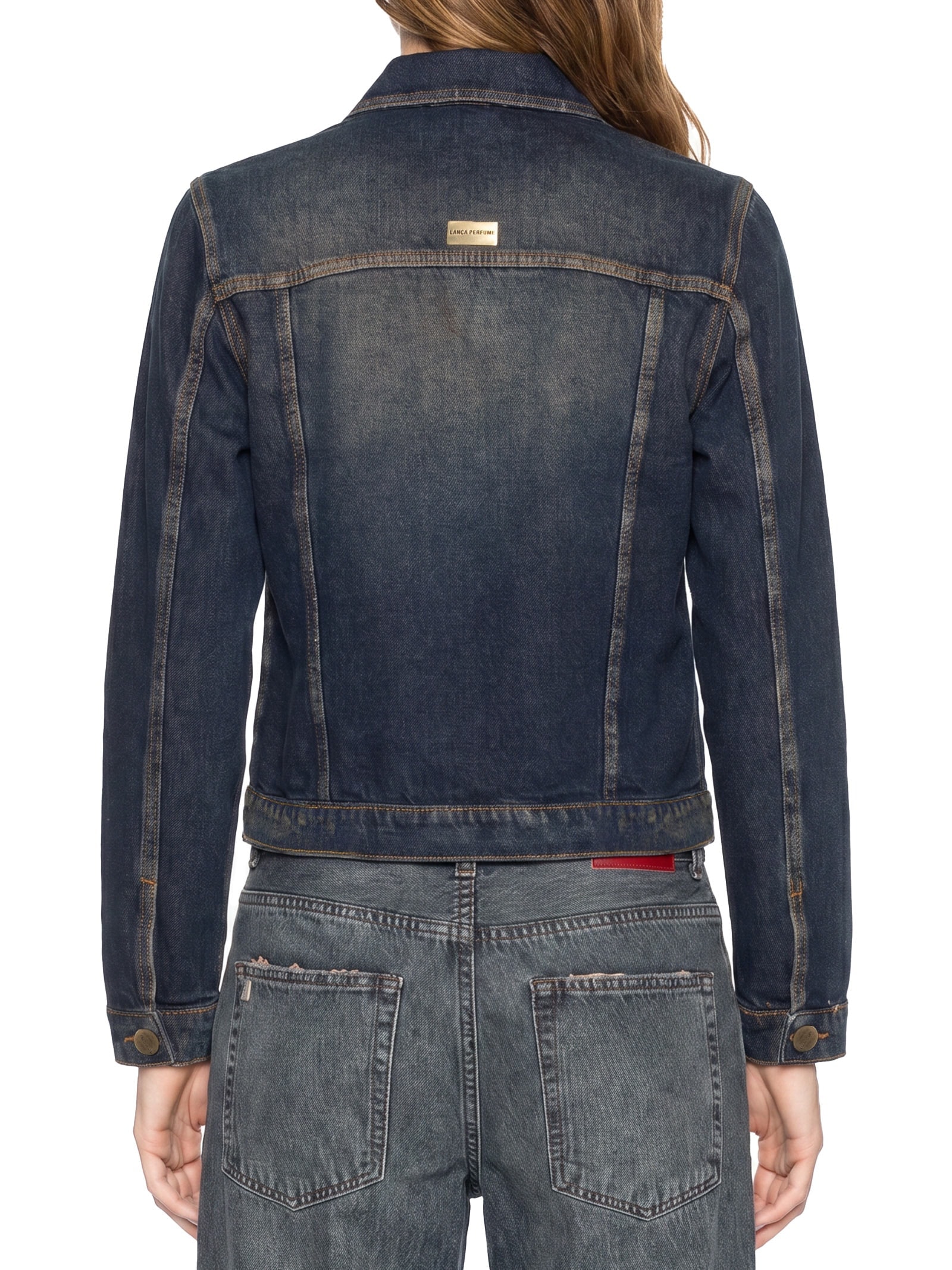 Jaqueta Feminina Jeans Trucker Azul Lança Perfume