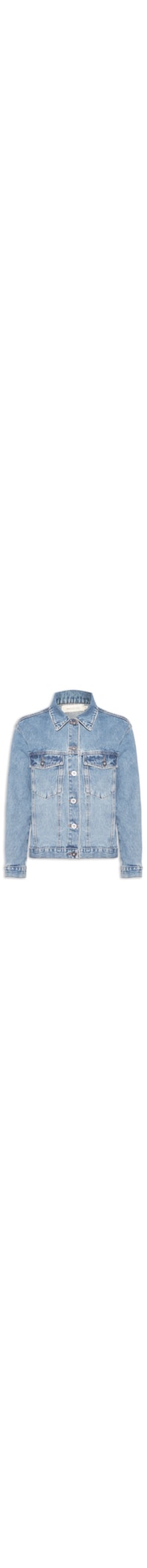 Jaqueta Feminina Jeans Used - Azul