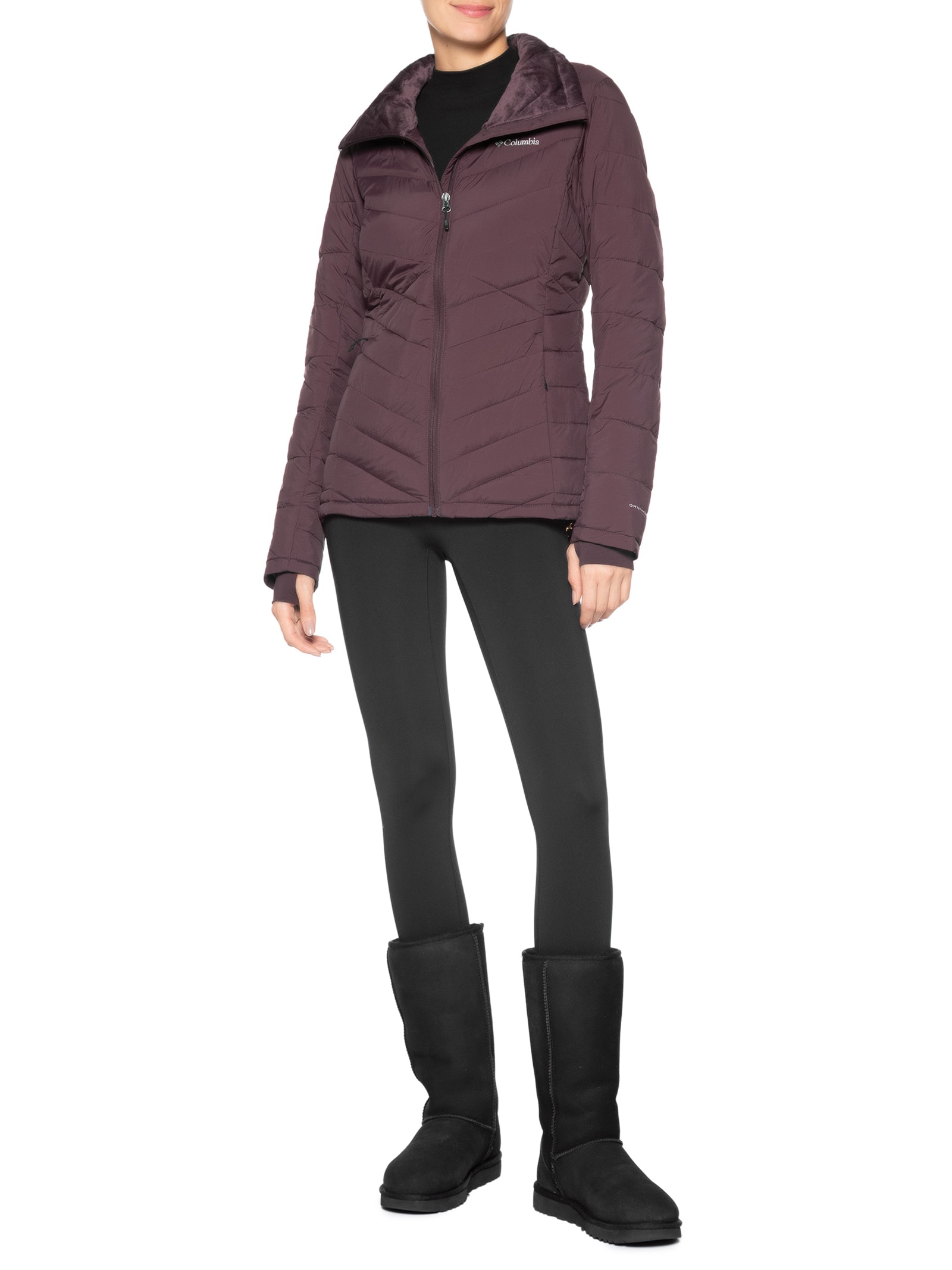Jaqueta Feminina Joy Peak II Full Zip Roxo Columbia