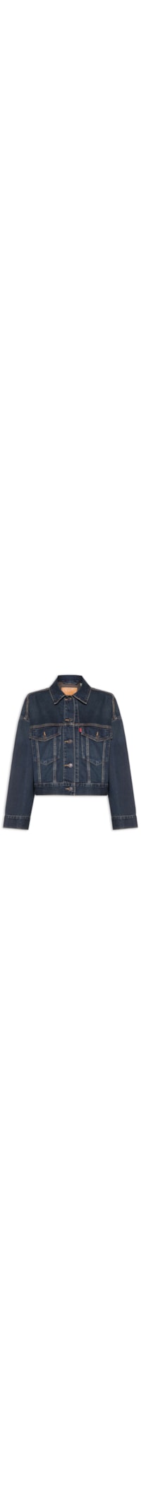 Jaqueta Feminina Levi's® Loose Crop Trucker - Azul