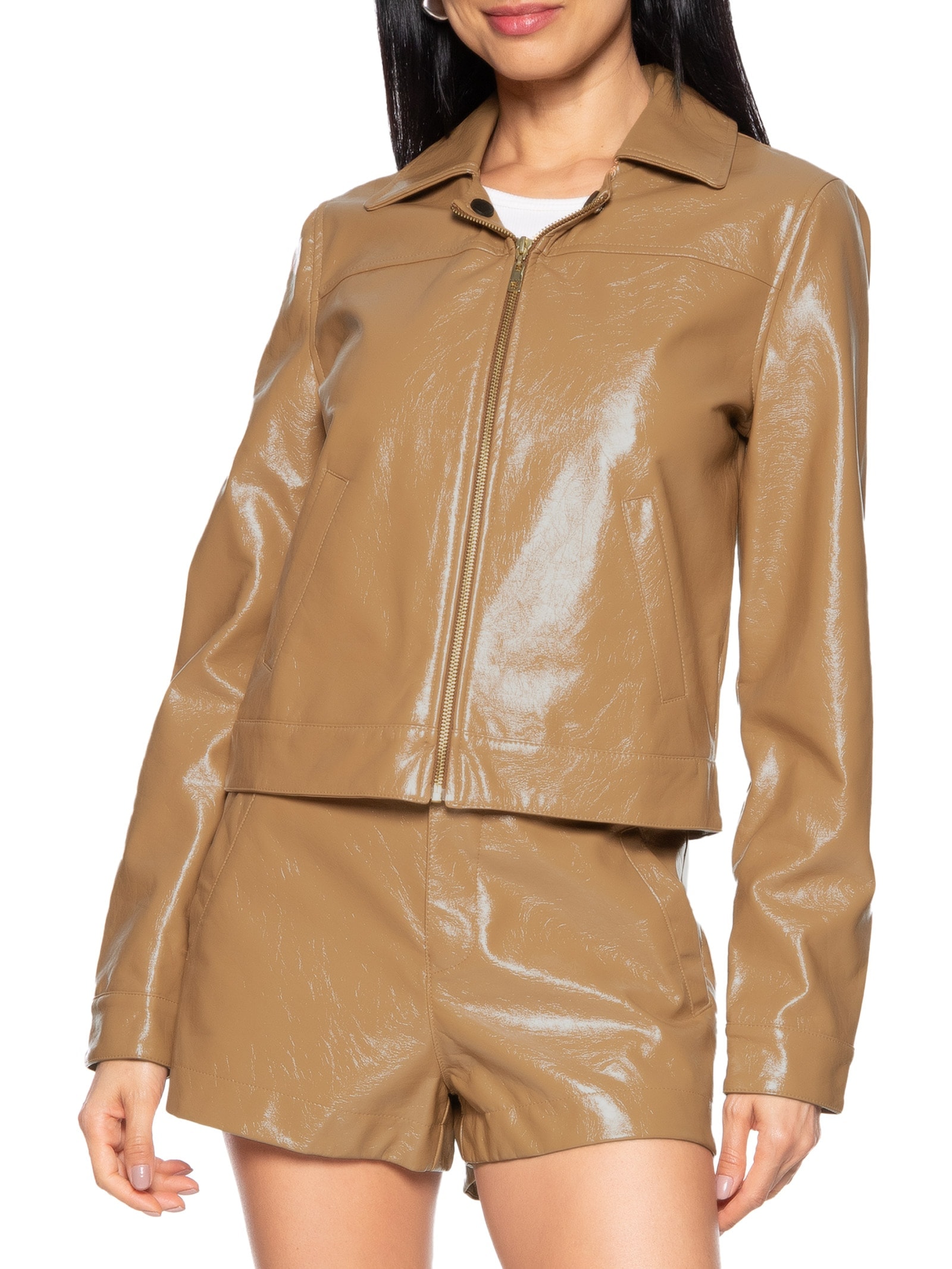 Jaqueta Feminina Lisa Marrom Colcci