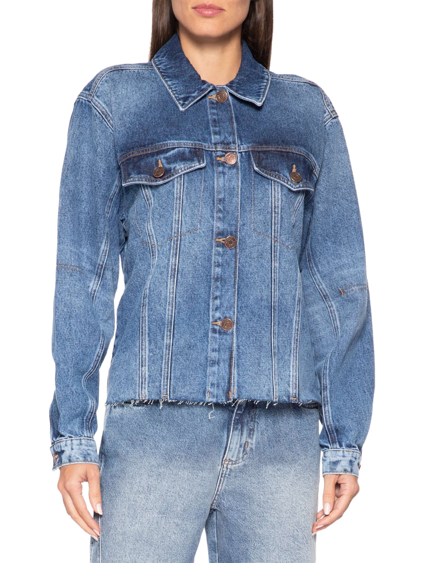 Jaqueta Feminina Lulu Azul P7 Jeans