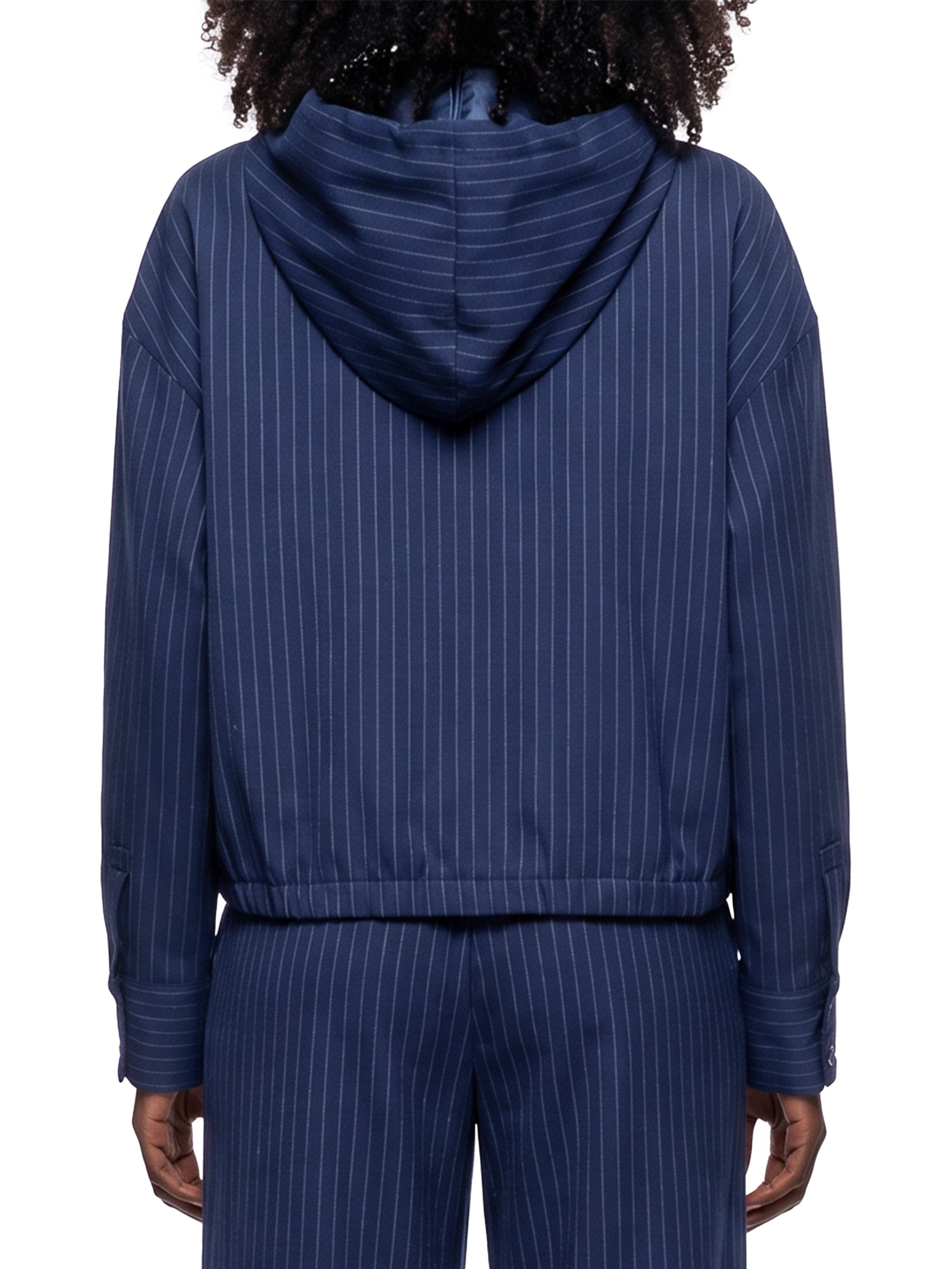 Jaqueta Feminina Manga Longa Azul Hering