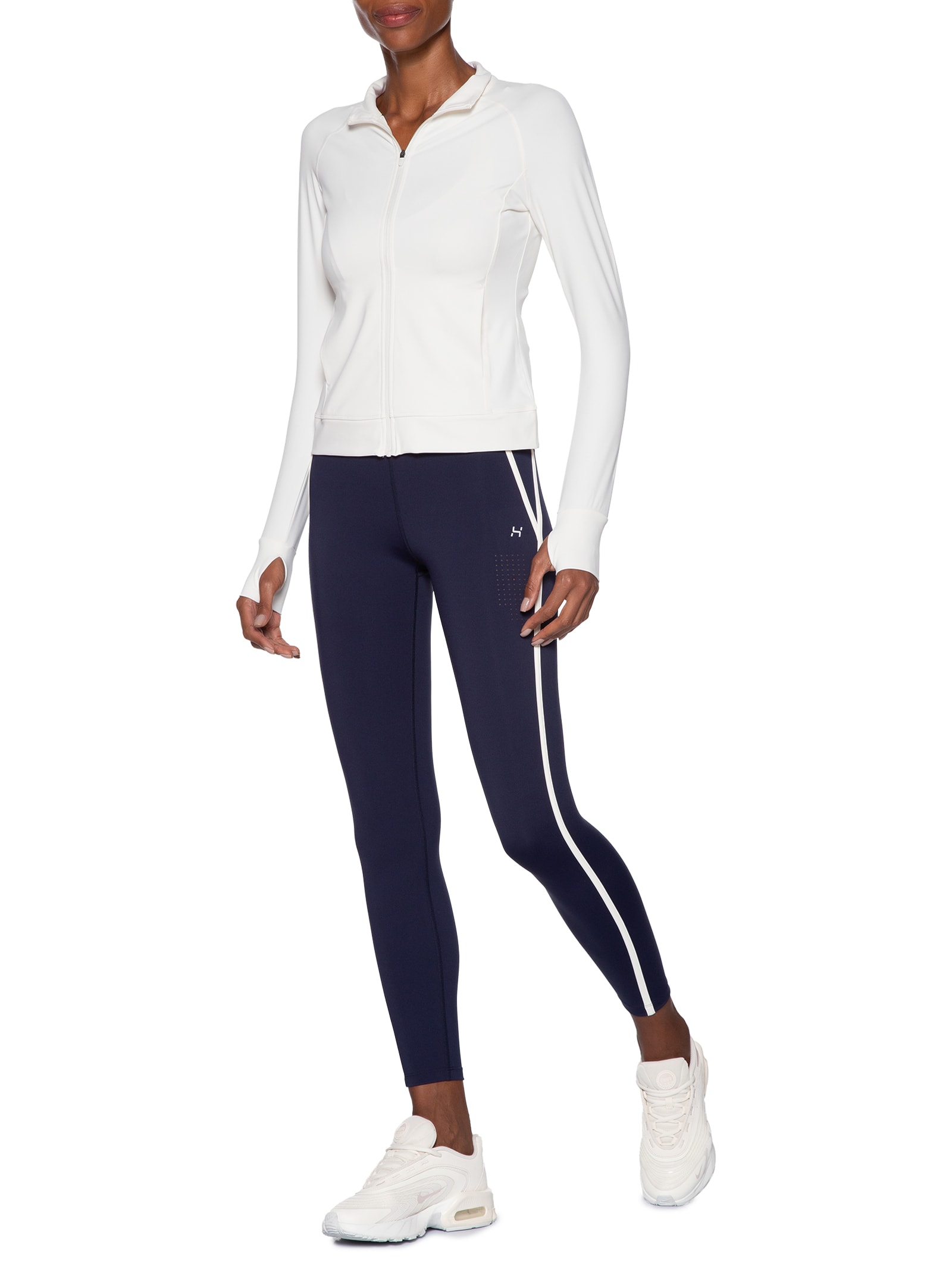 Jaqueta Feminina Manga Longa Off White Hering Sports