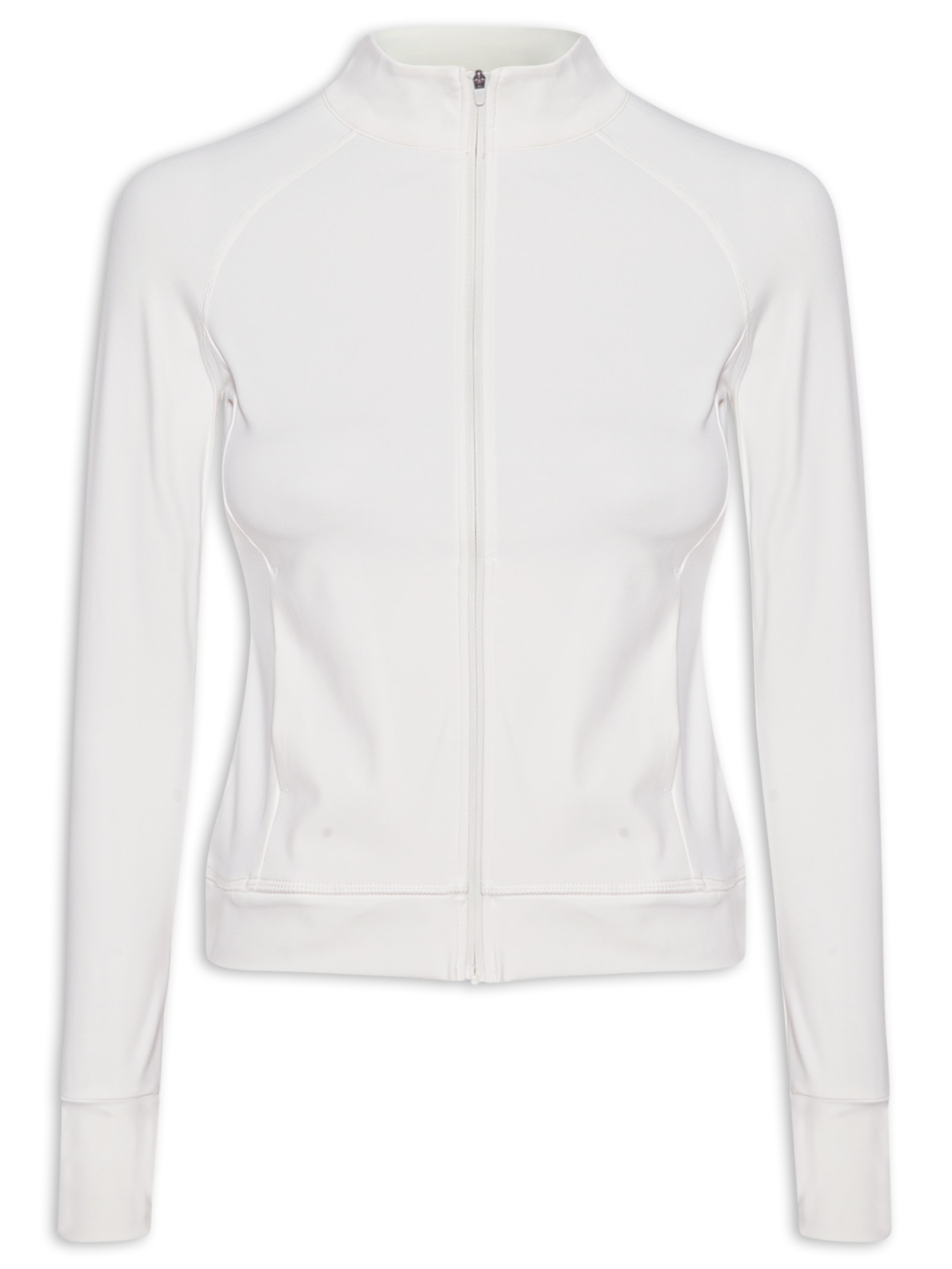 Jaqueta Feminina Manga Longa Off White Hering Sports