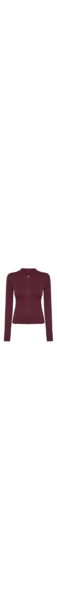 Jaqueta Feminina Manga Longa - Vermelho