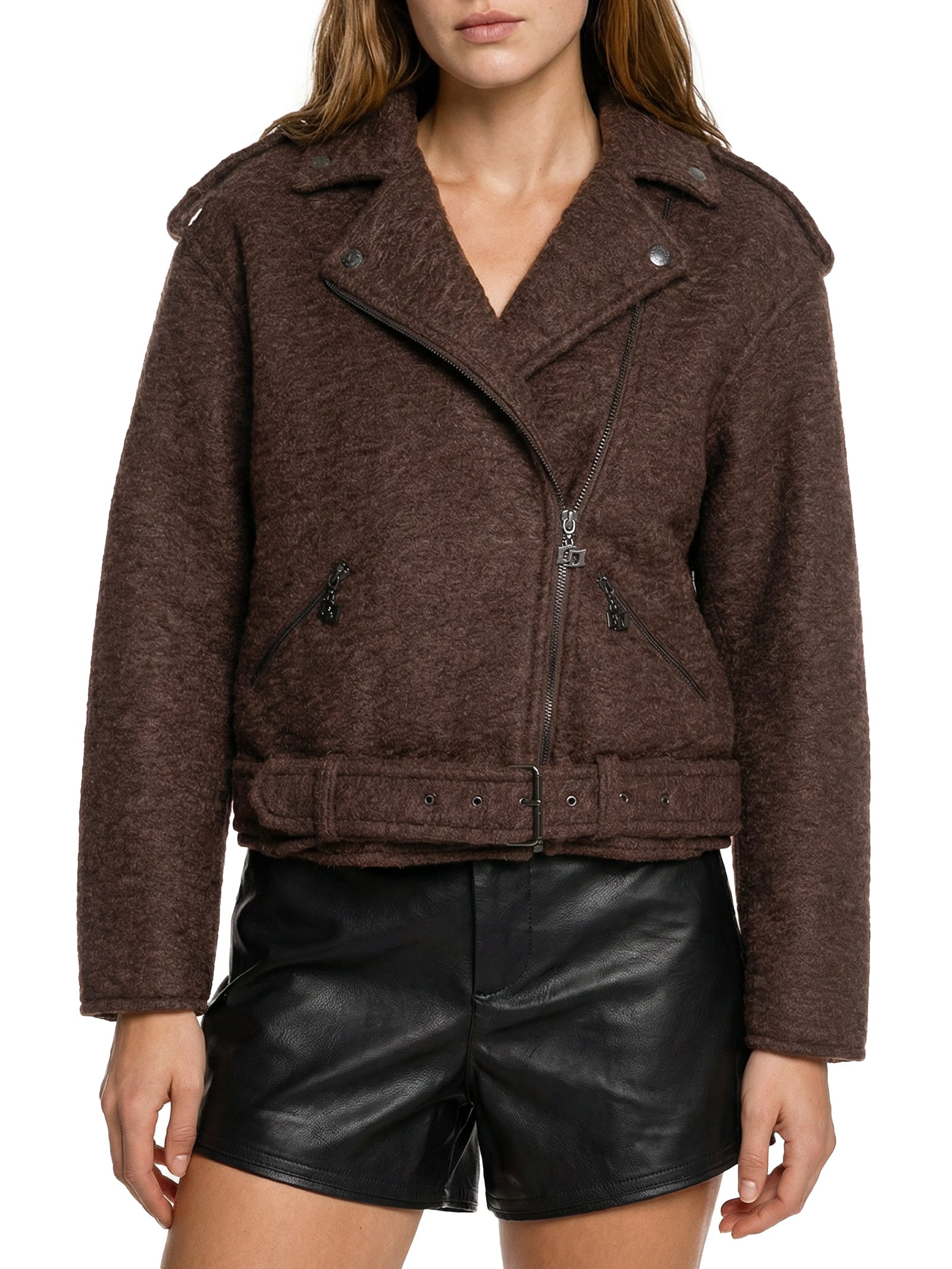 Jaqueta Feminina Marrom Colcci