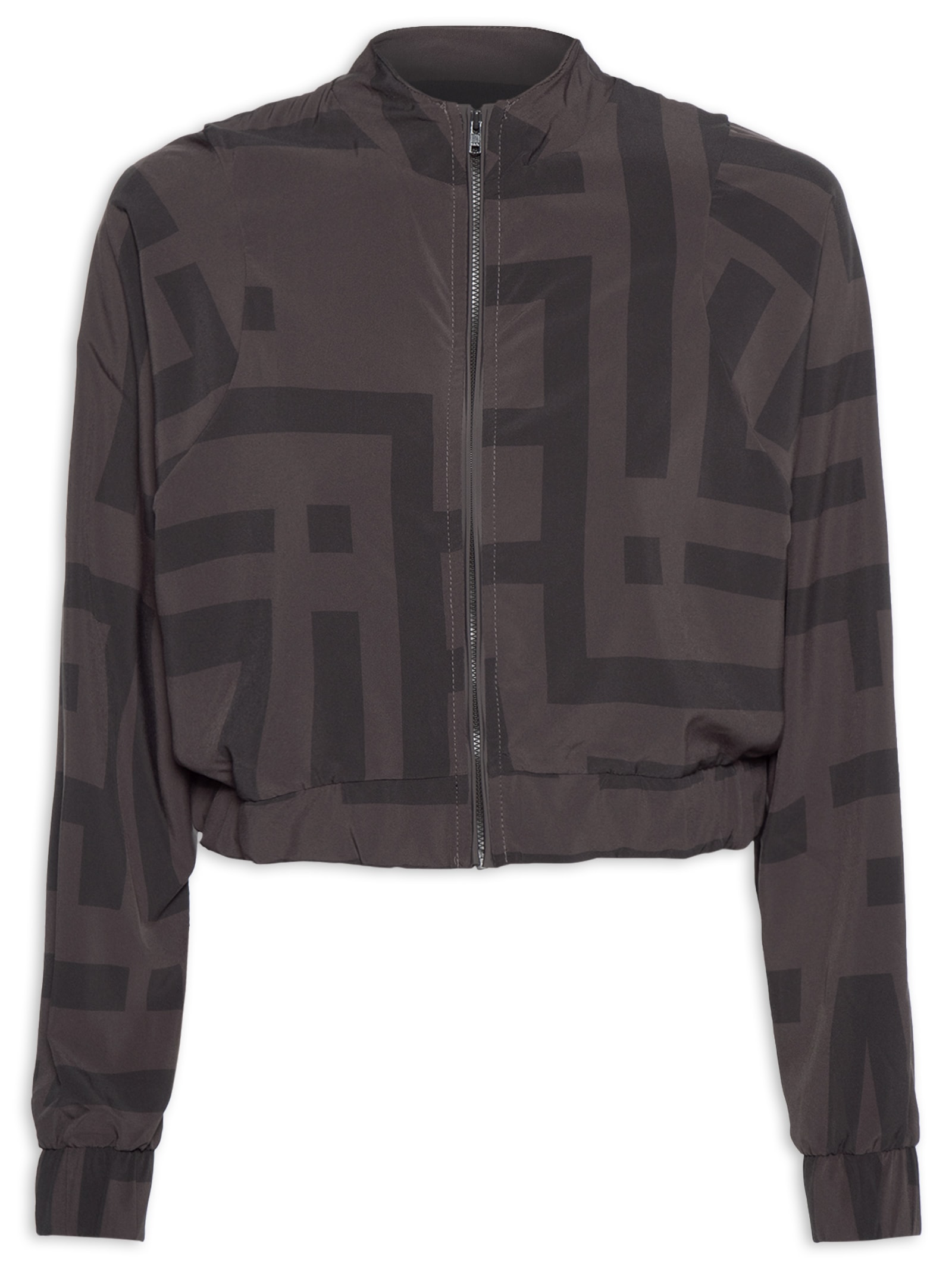 Jaqueta Feminina Maxi – Marrom Live!