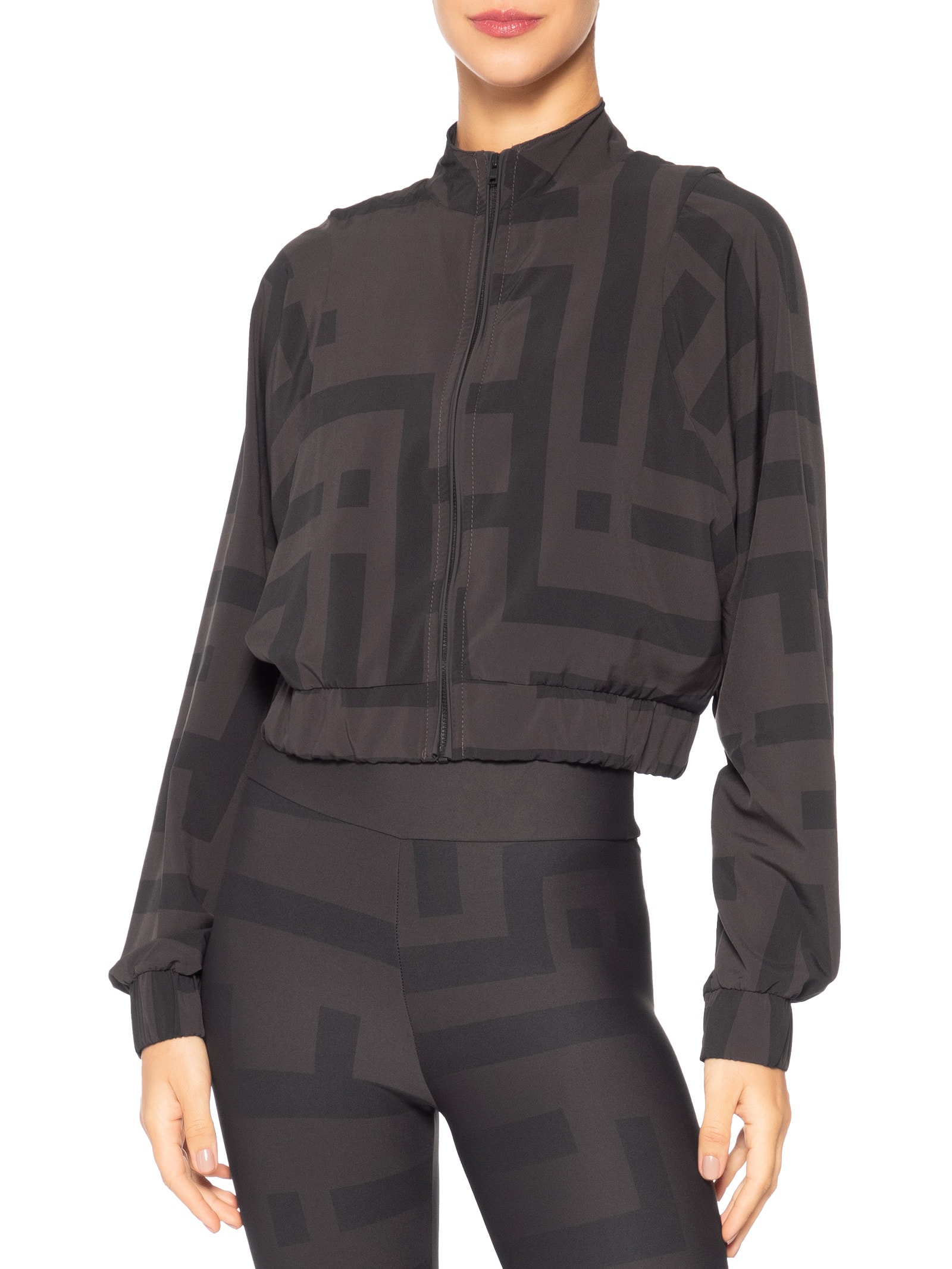 Jaqueta Feminina Maxi – Marrom Live!